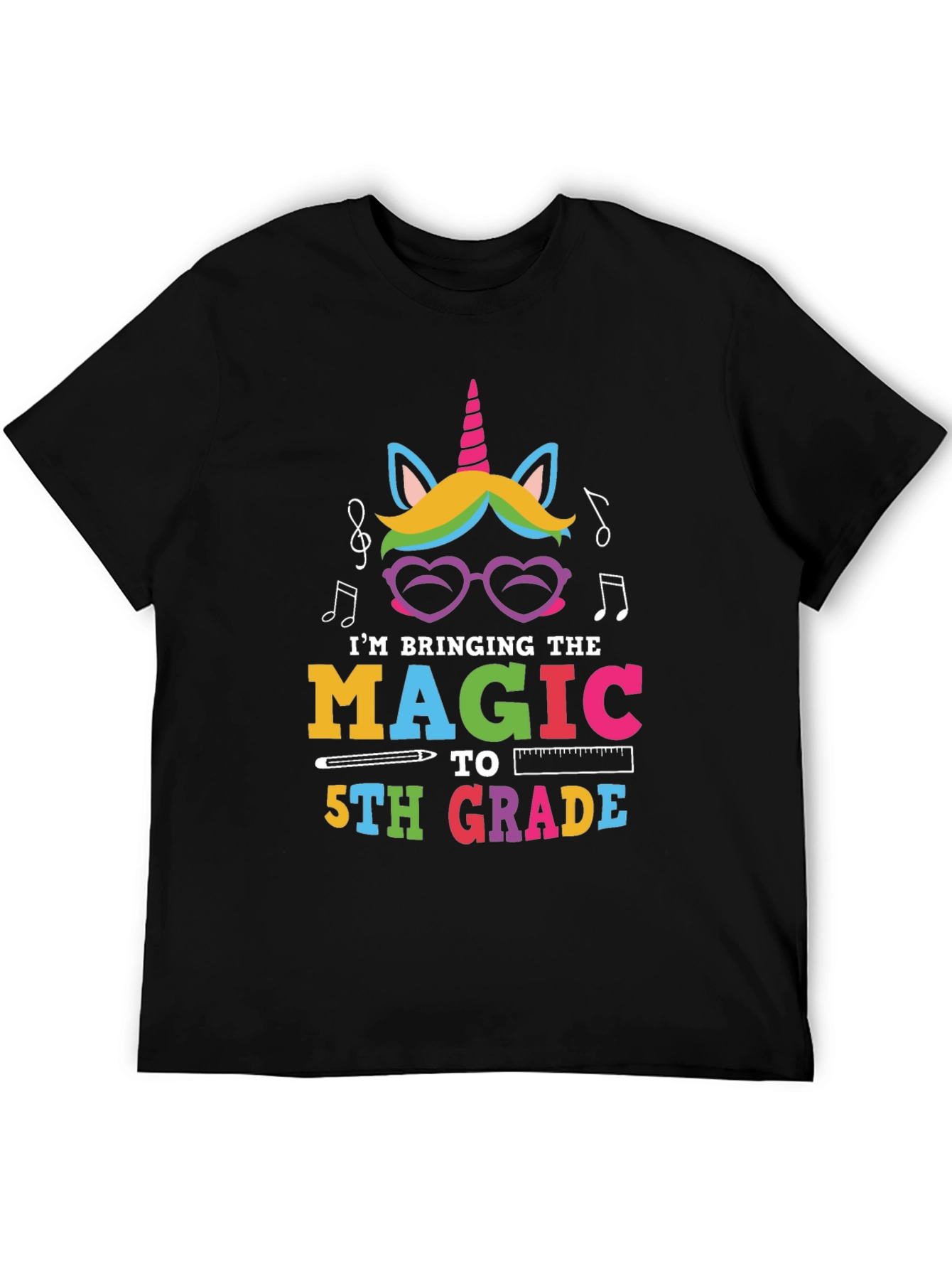 Magic 5th Grade Teacher Unicorn T-Shirt