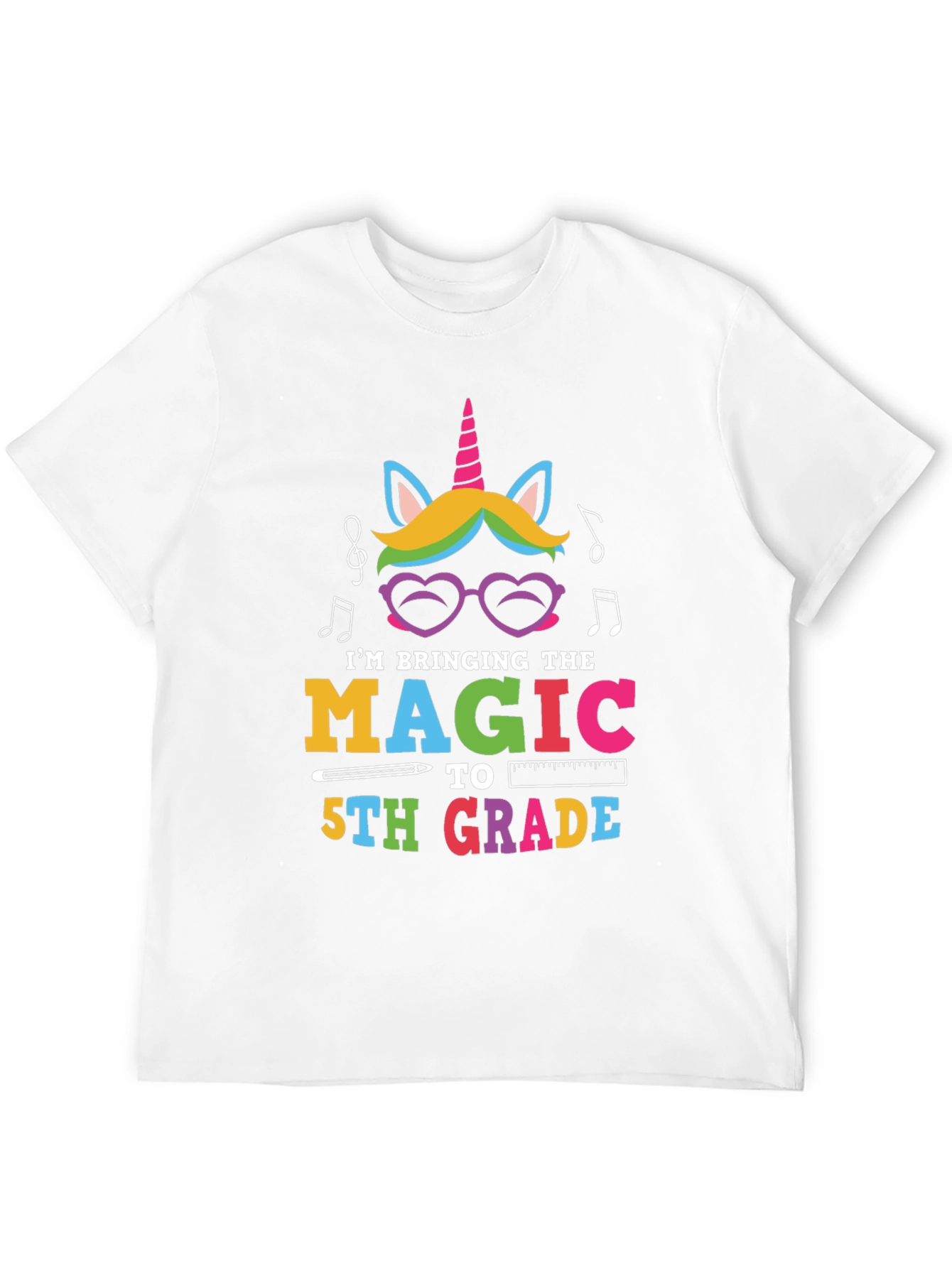 Magic 5th Grade Teacher Unicorn T-Shirt