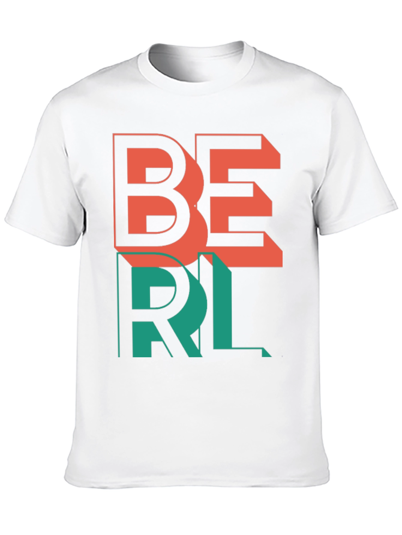 Trendy BERL Graphic Tee - Casual Streetwear