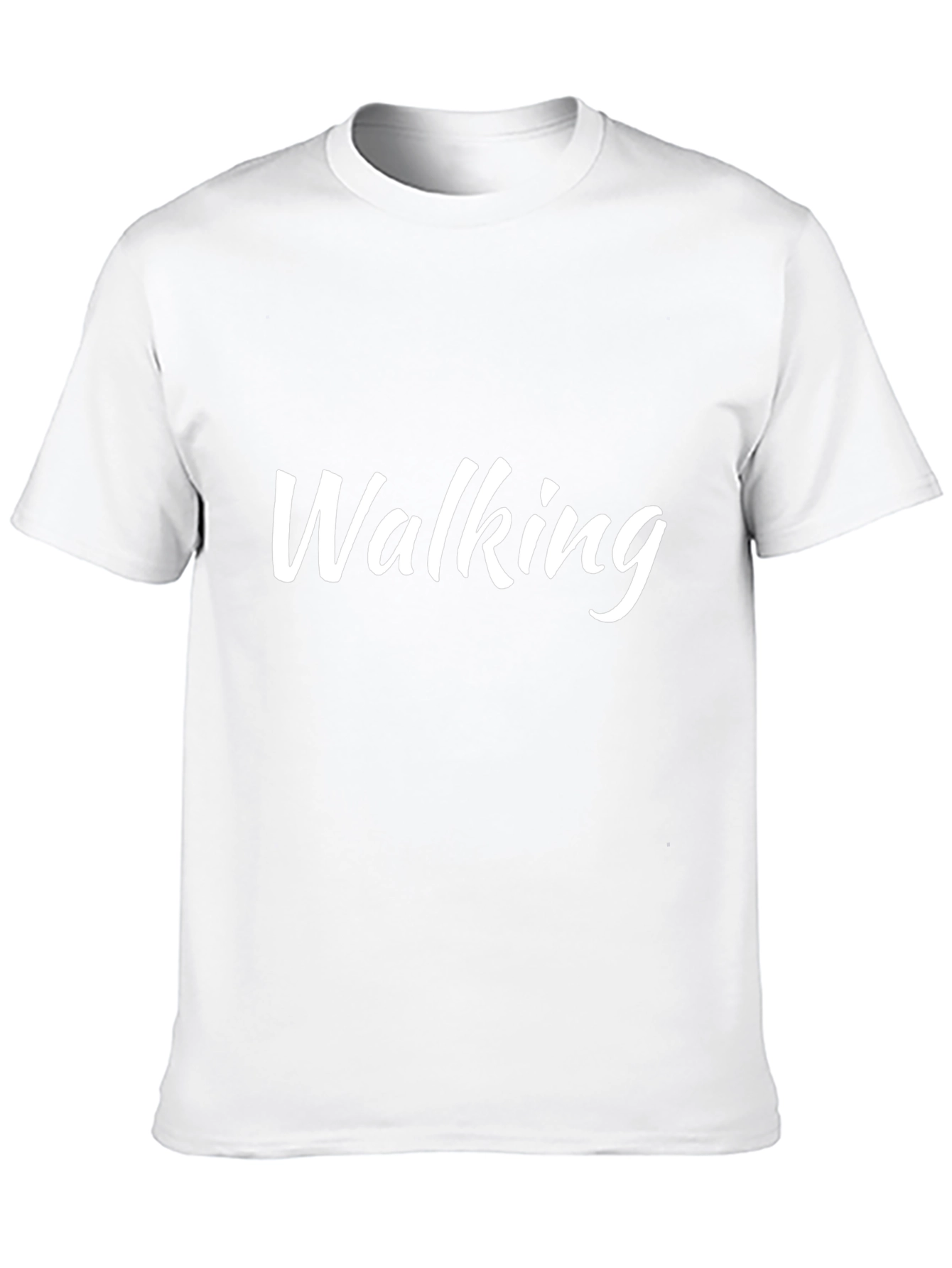 Walking Graphic Tee - Casual Comfort T-Shirt
