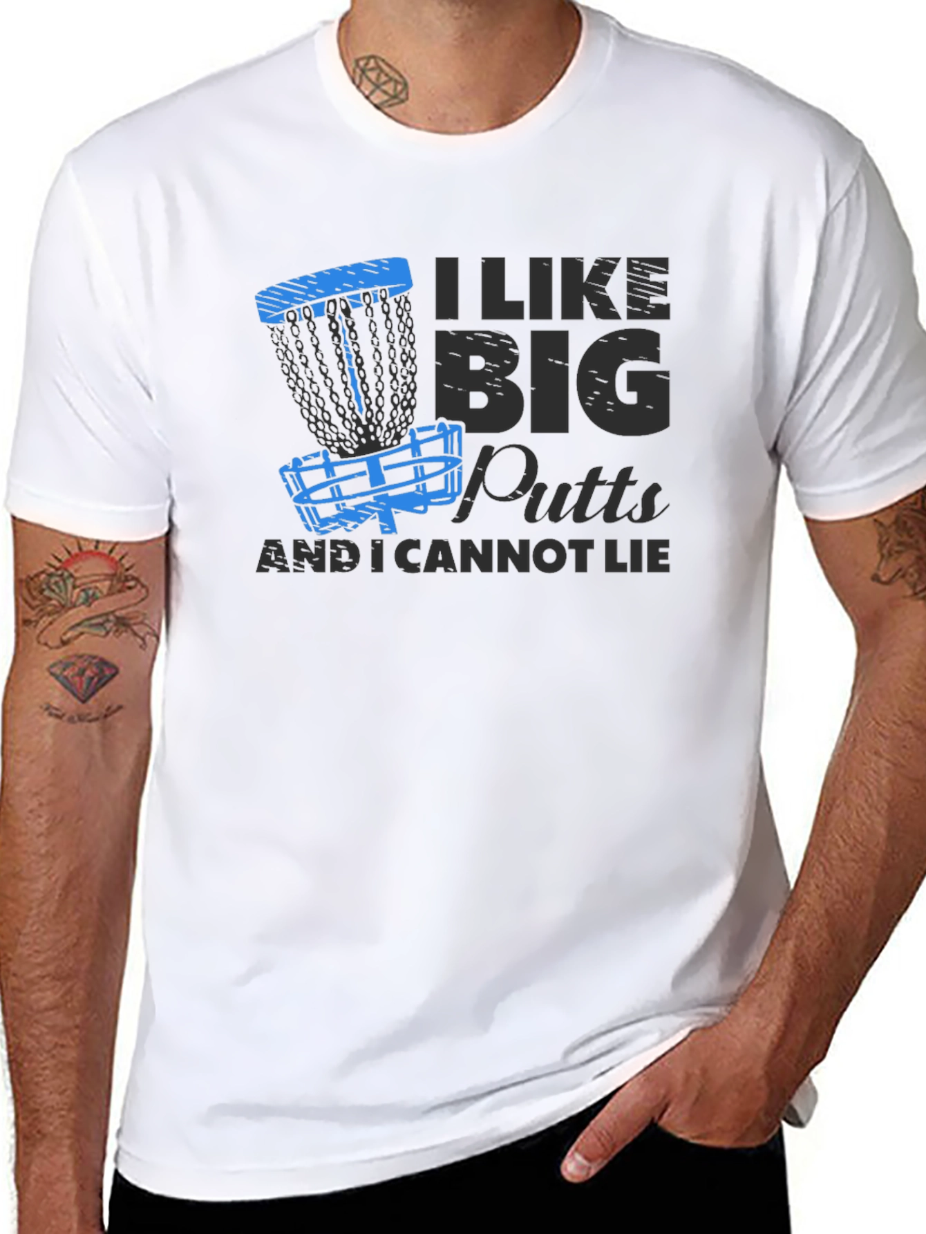 I Like Big Putts T-Shirt - Disc Golf Tee
