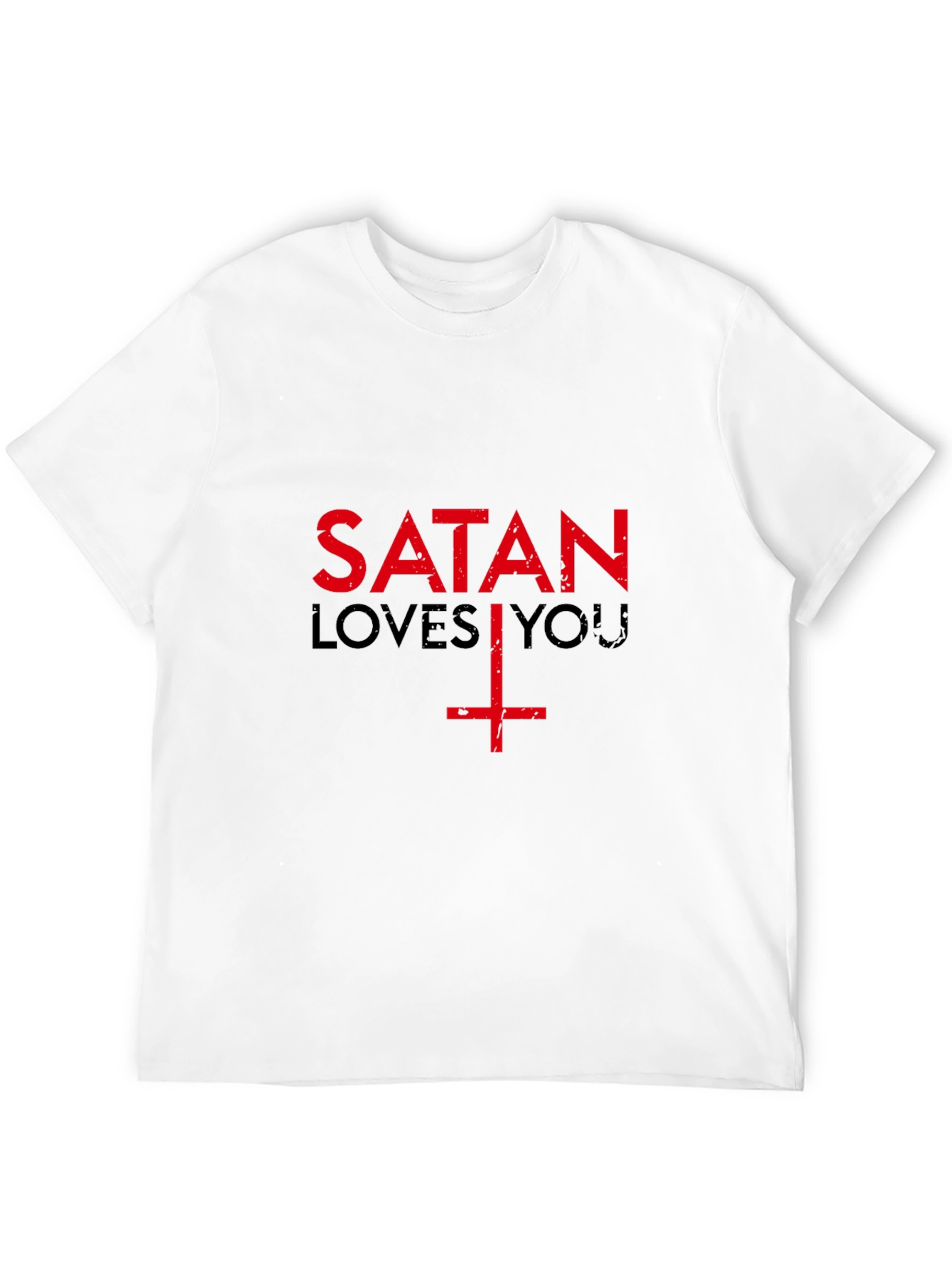 Satan Loves You Graphic Tee
