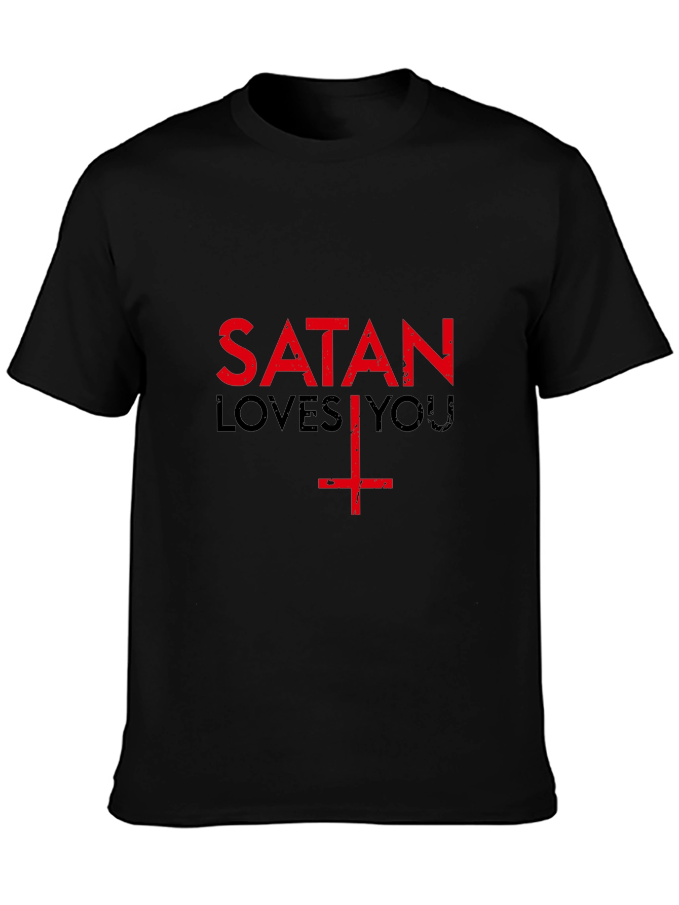 Satan Loves You Graphic Tee