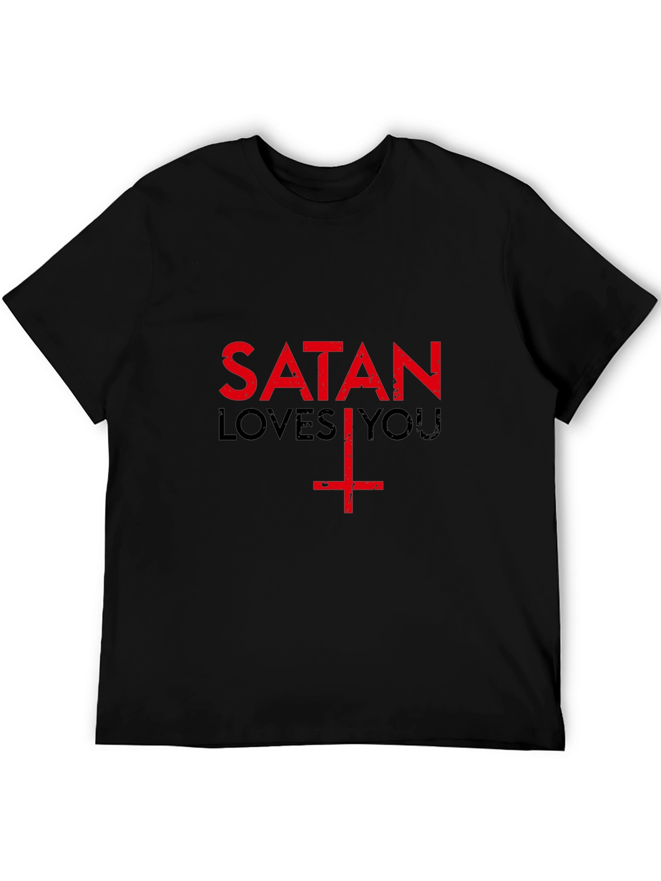Satan Loves You Graphic Tee