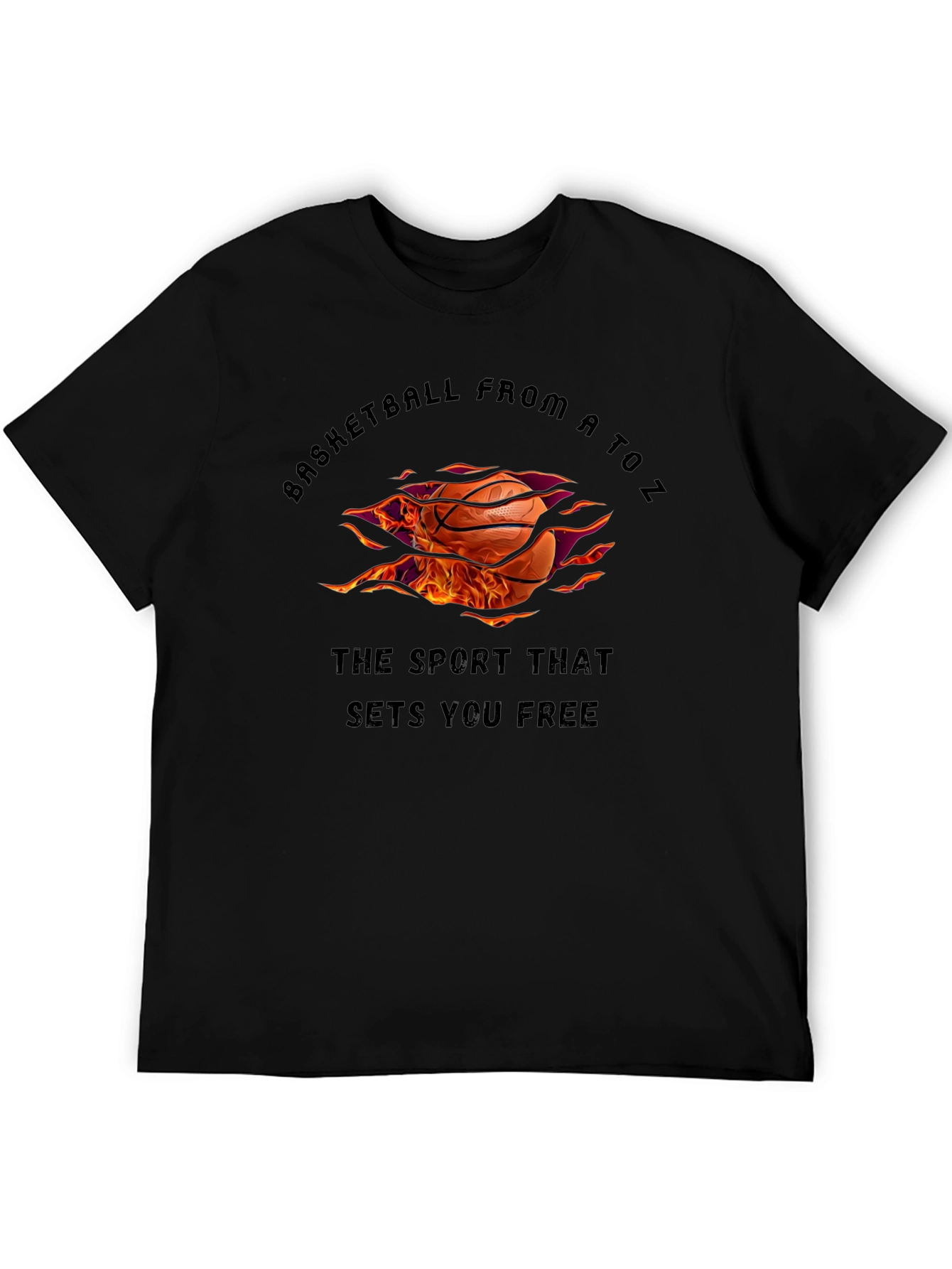 Basketball From A to Z Graphic T-Shirt