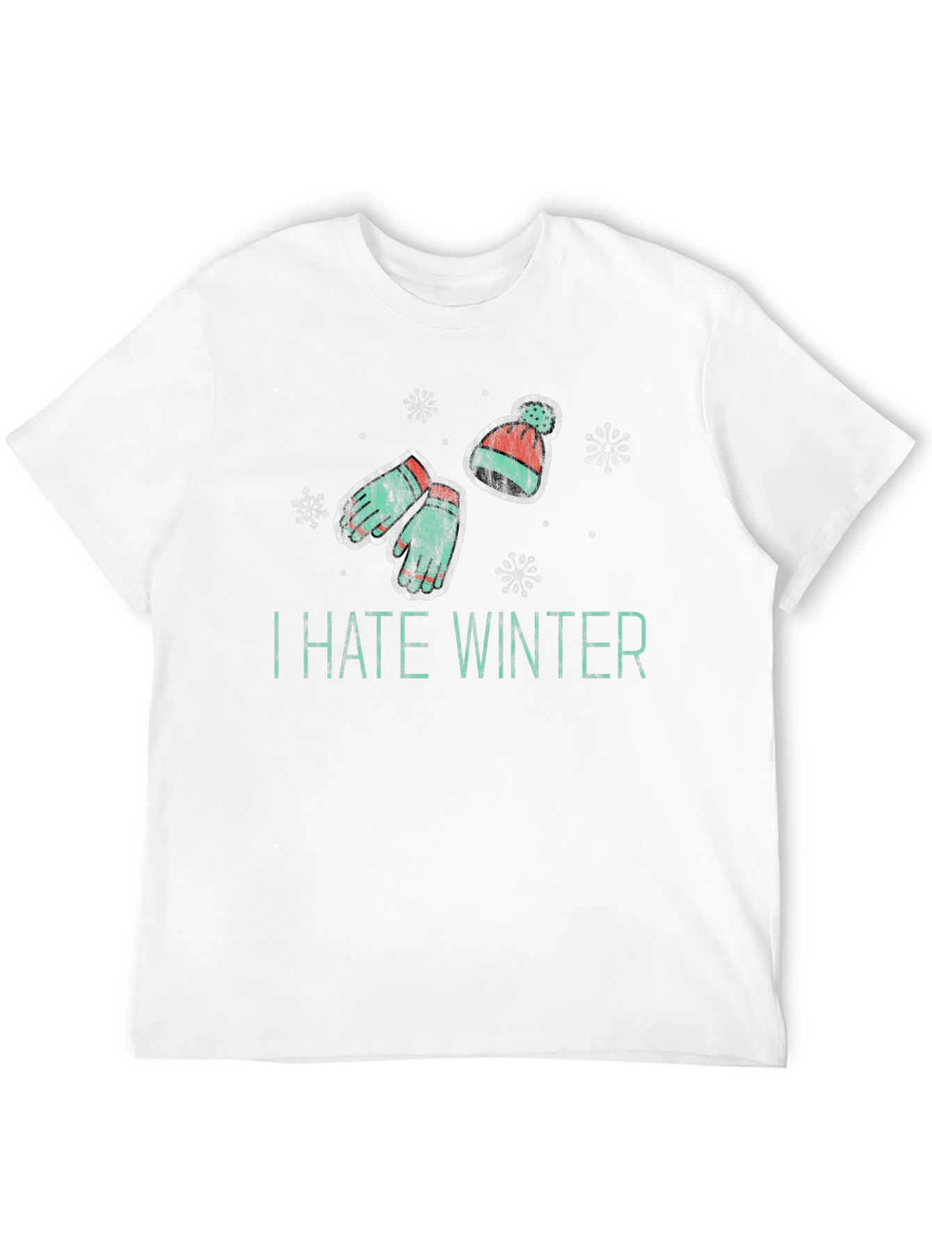 I Hate Winter Graphic Tee - Cozy Winter Hater