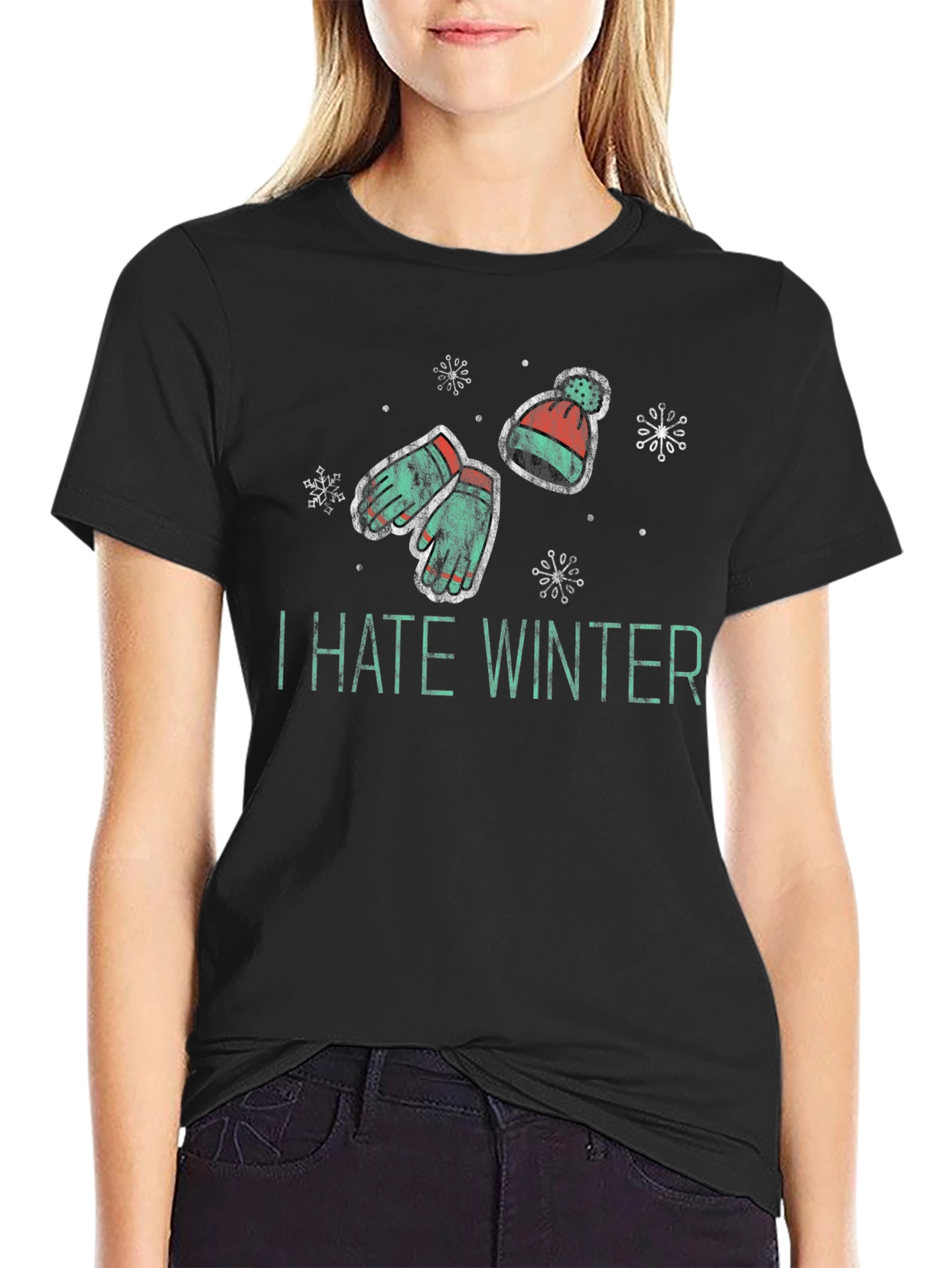 I Hate Winter Graphic Tee - Cozy Winter Hater