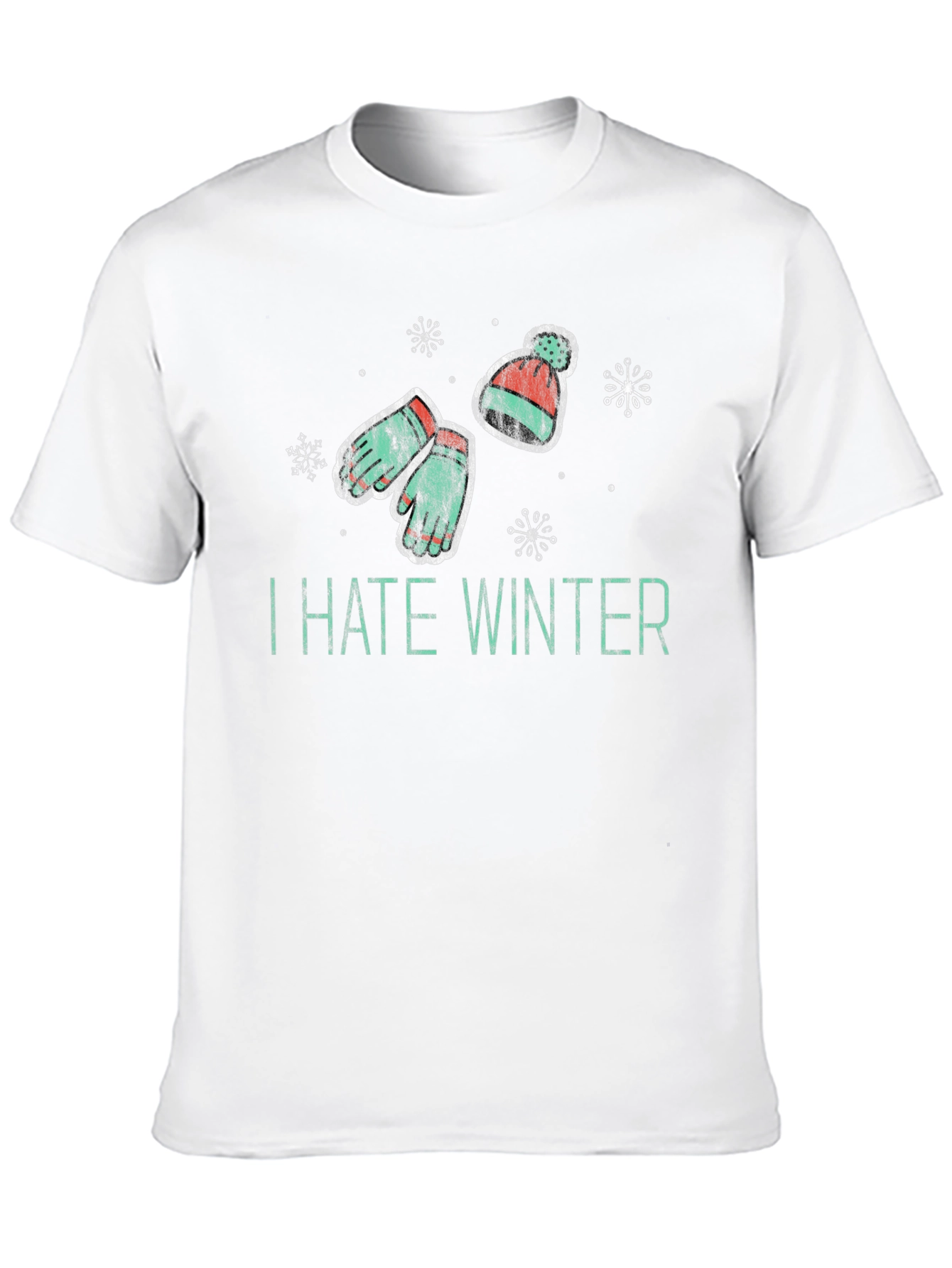 I Hate Winter Graphic Tee - Cozy Winter Hater