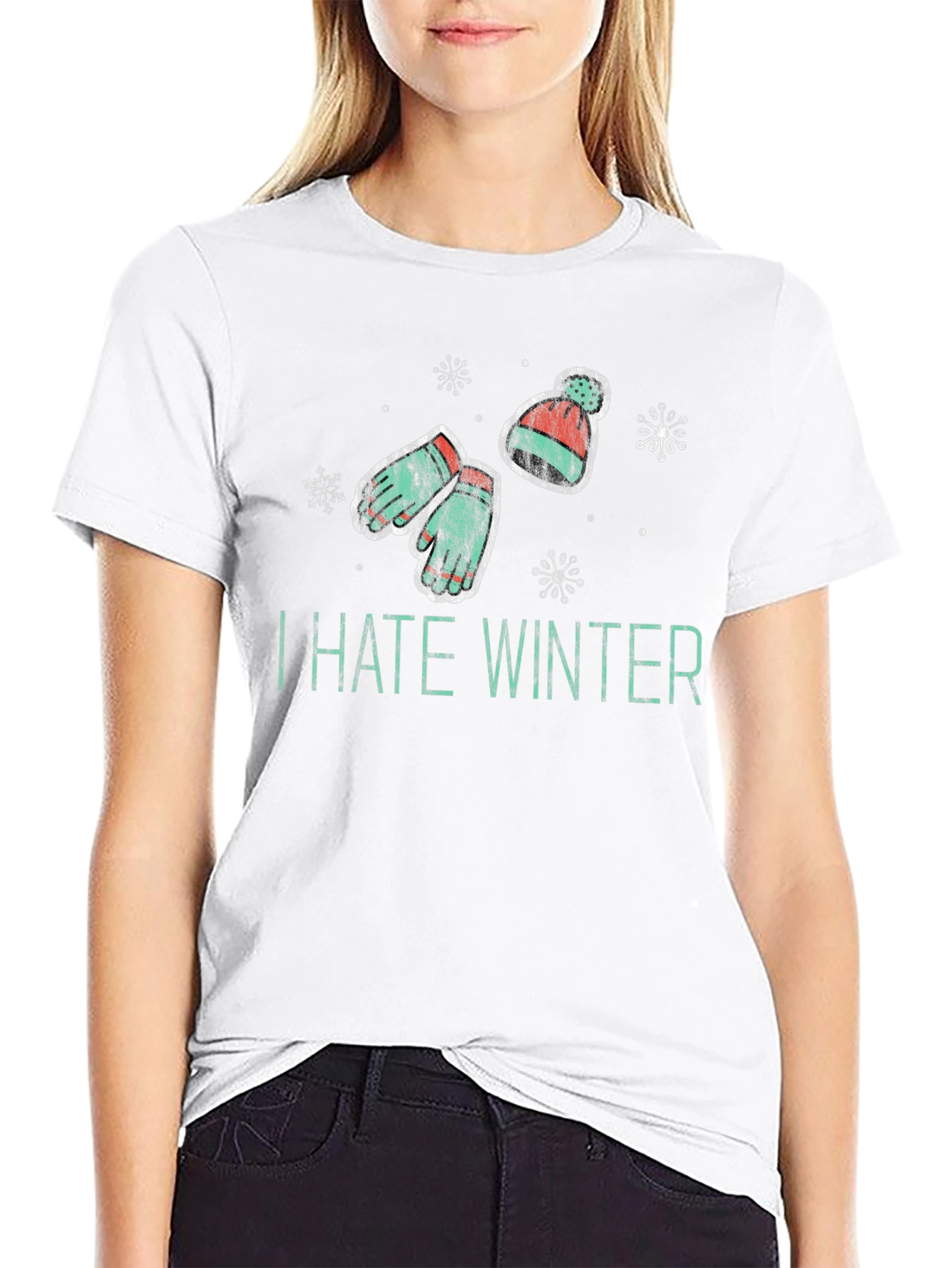 I Hate Winter Graphic Tee - Cozy Winter Hater