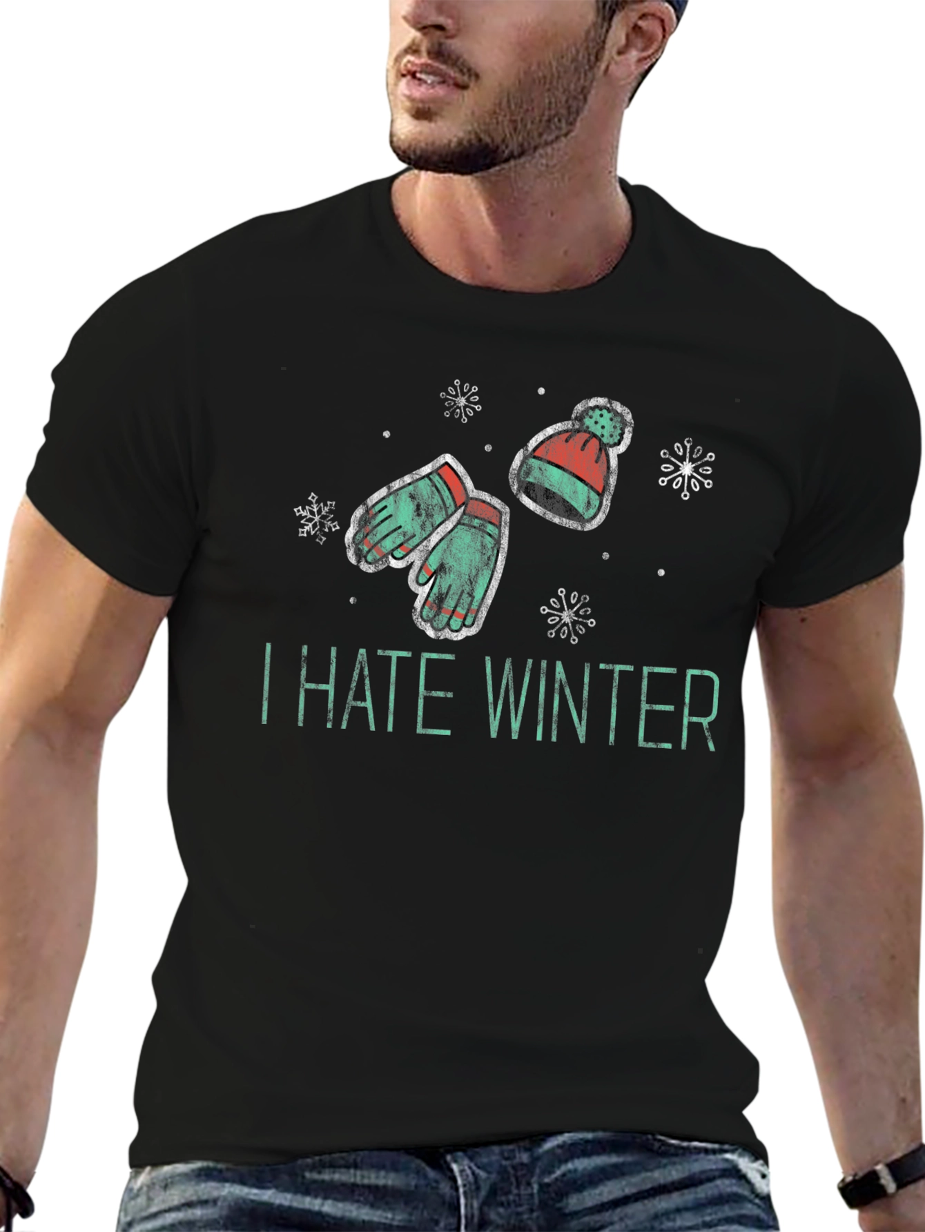 I Hate Winter Graphic Tee - Cozy Winter Hater