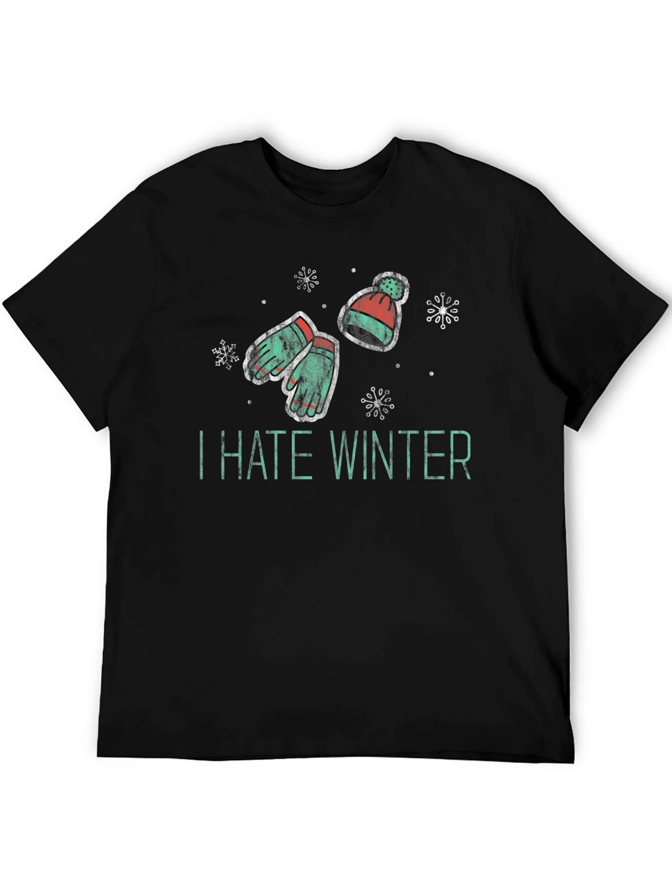 I Hate Winter Graphic Tee - Cozy Winter Hater