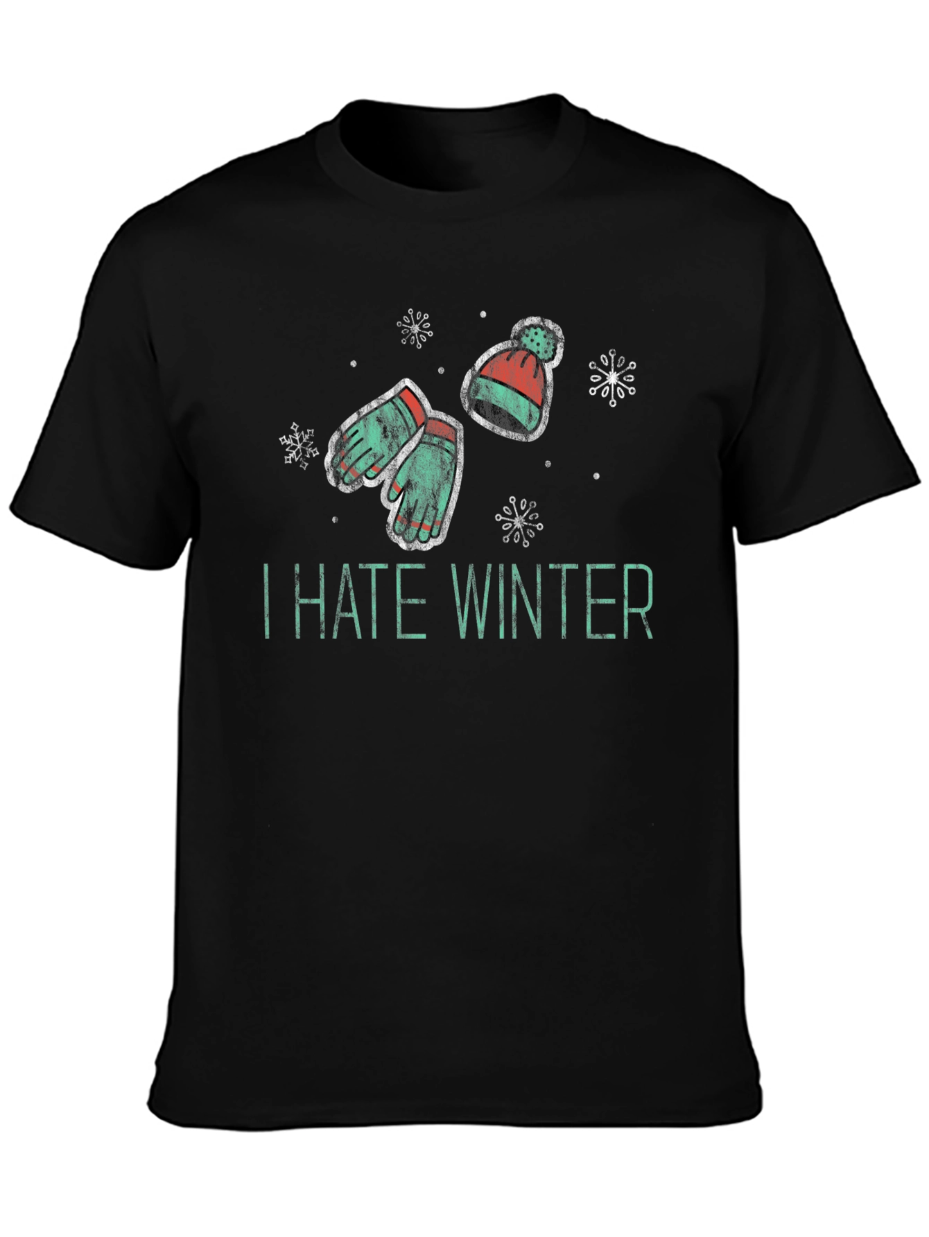 I Hate Winter Graphic Tee - Cozy Winter Hater