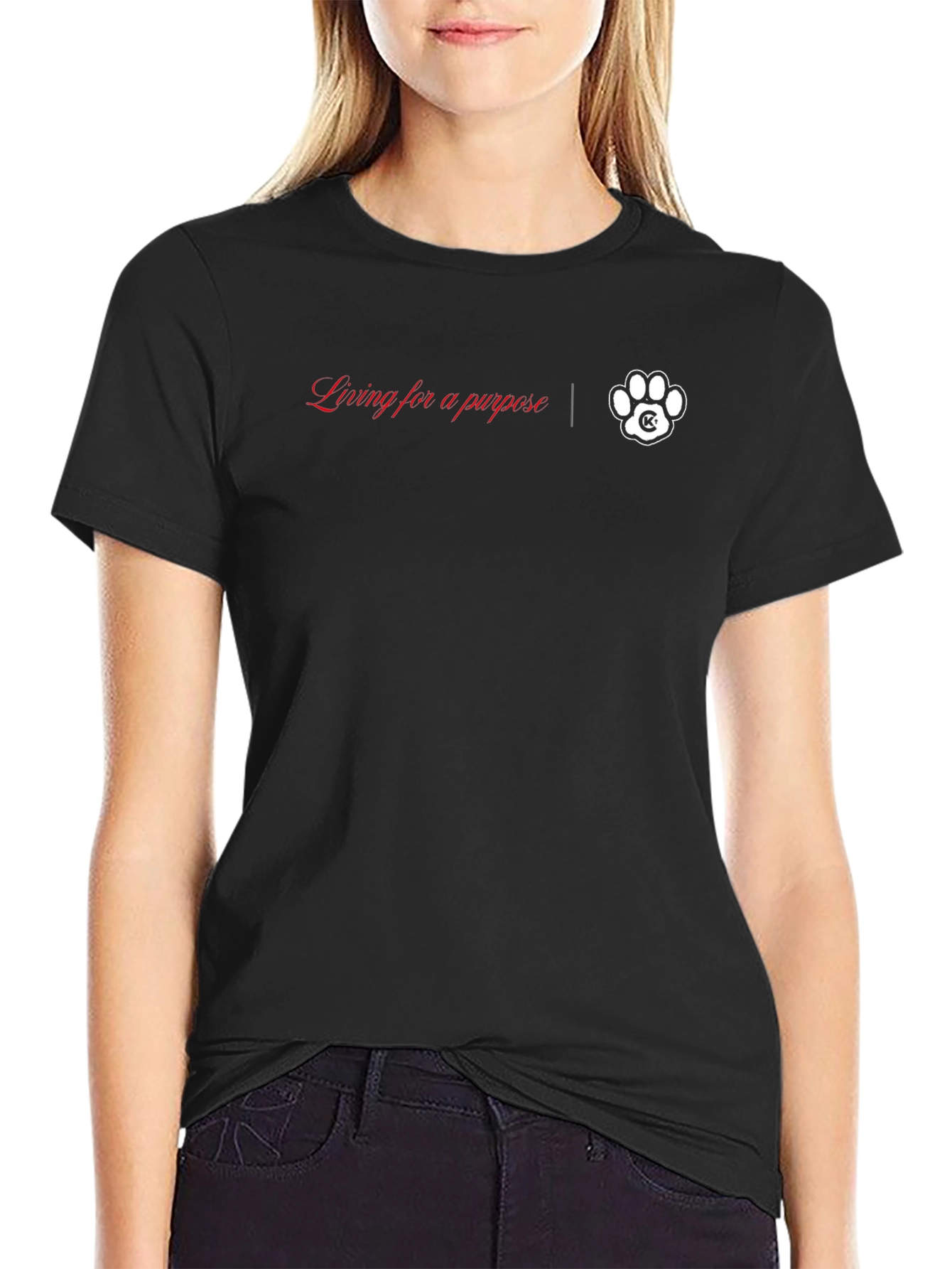 Living for a Purpose Black T-Shirt