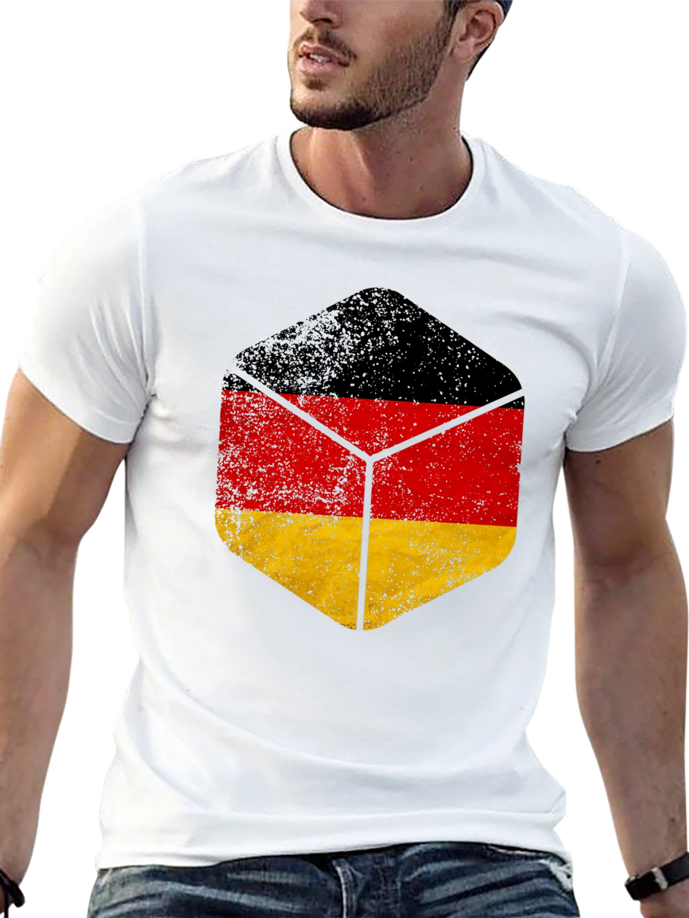 Germany Flag T-Shirt - Distressed Graphic Tee