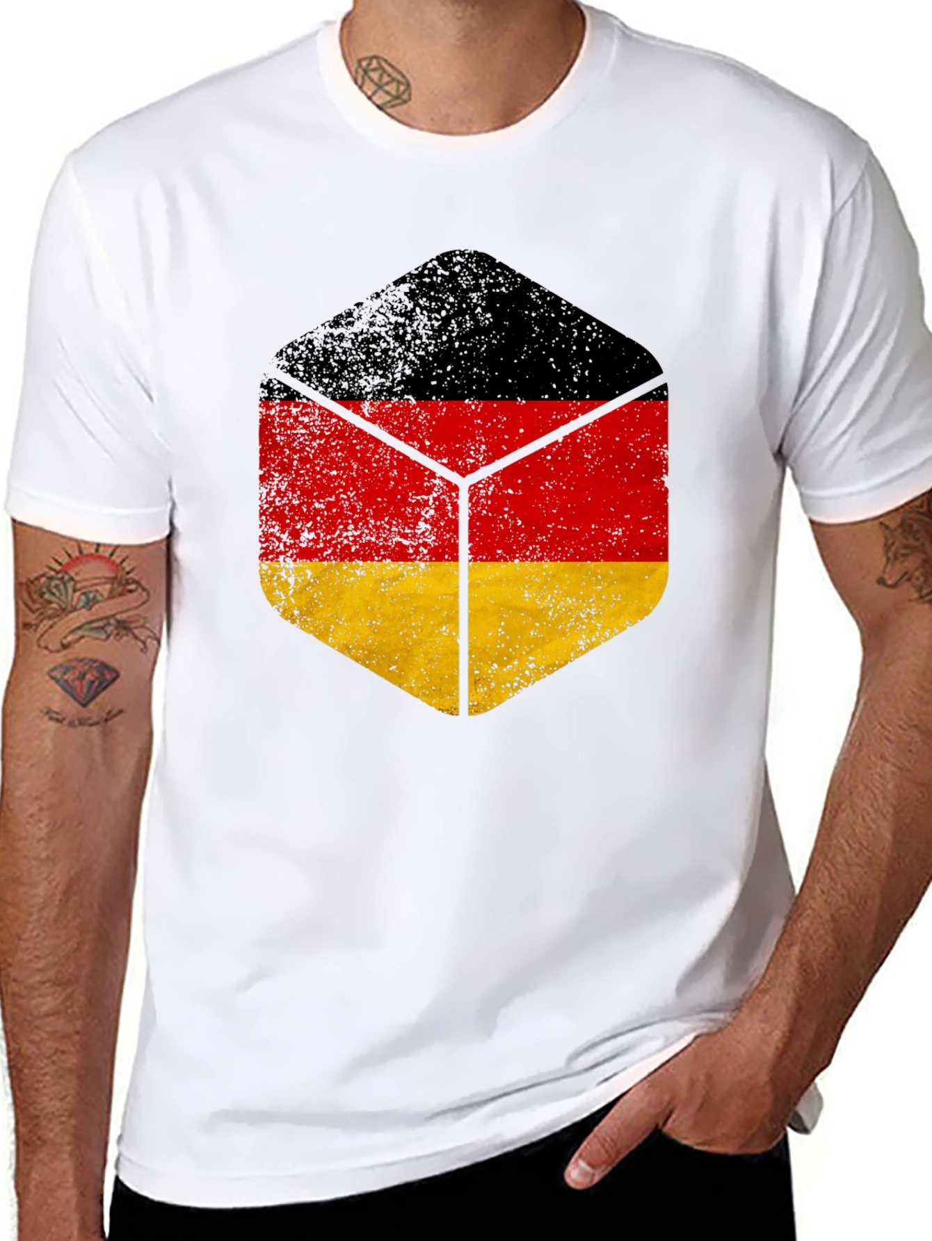Germany Flag T-Shirt - Distressed Graphic Tee