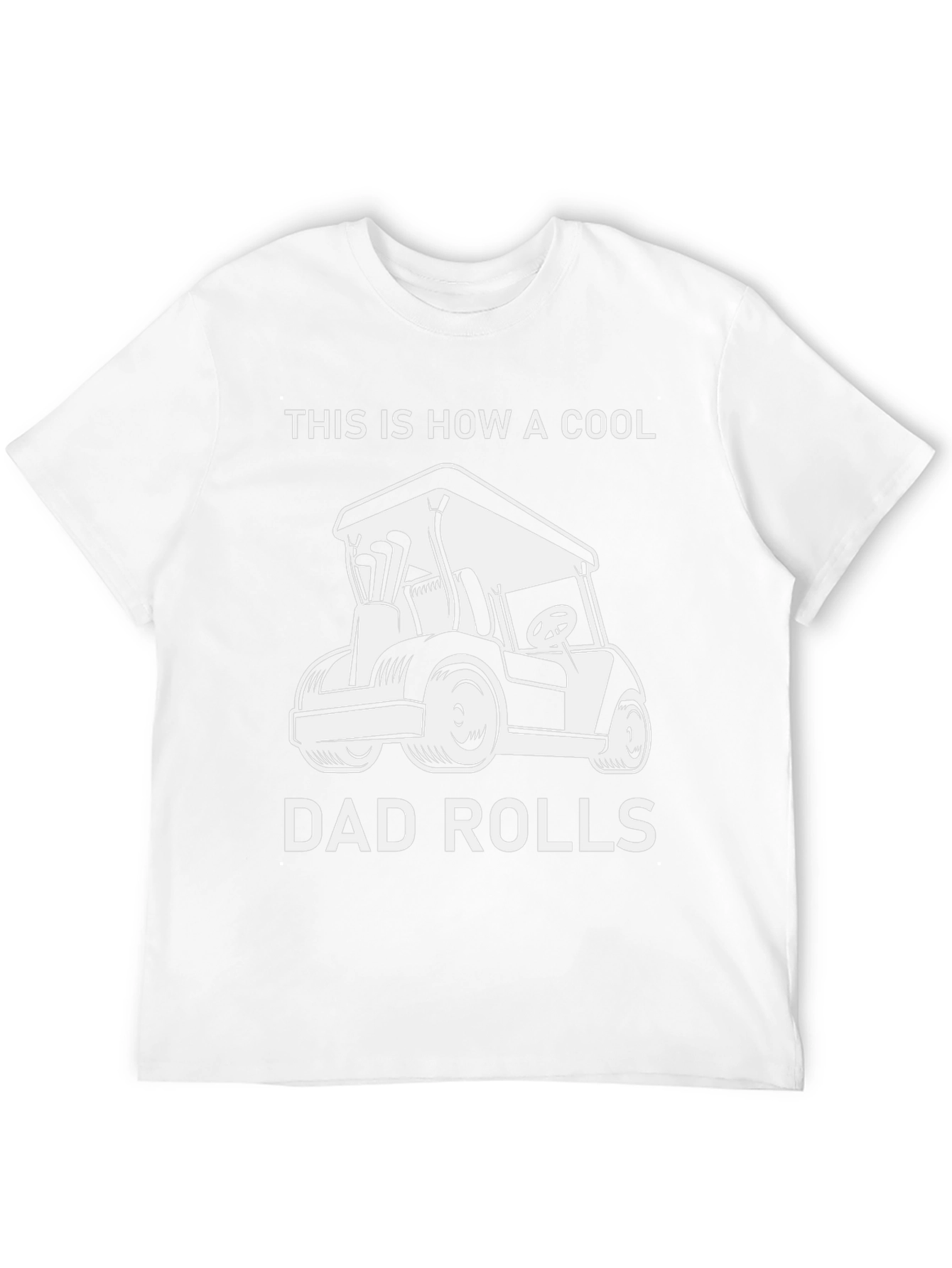 Cool Dad Golf Cart T-Shirt