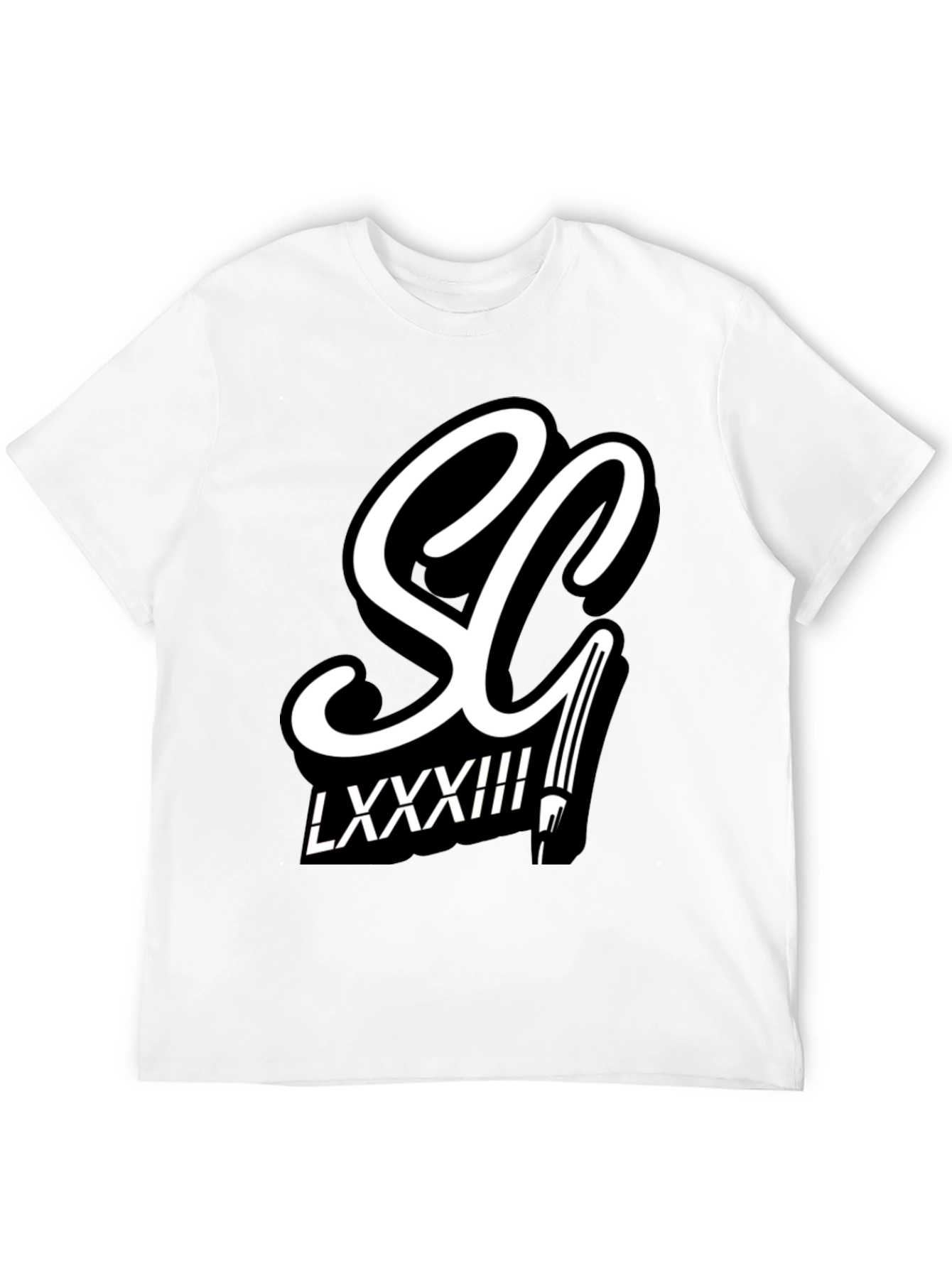 SC LXXXXIII Graphic T-Shirt - Modern Streetwear Style