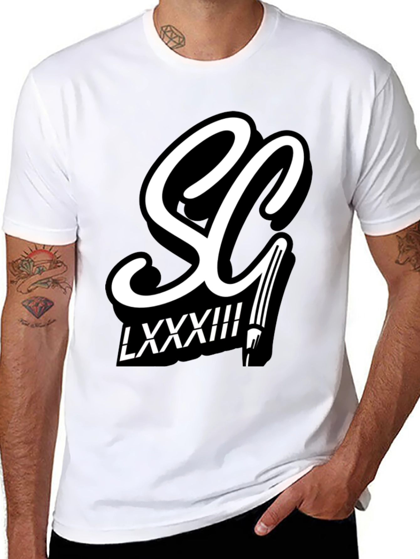 SC LXXXXIII Graphic T-Shirt - Modern Streetwear Style