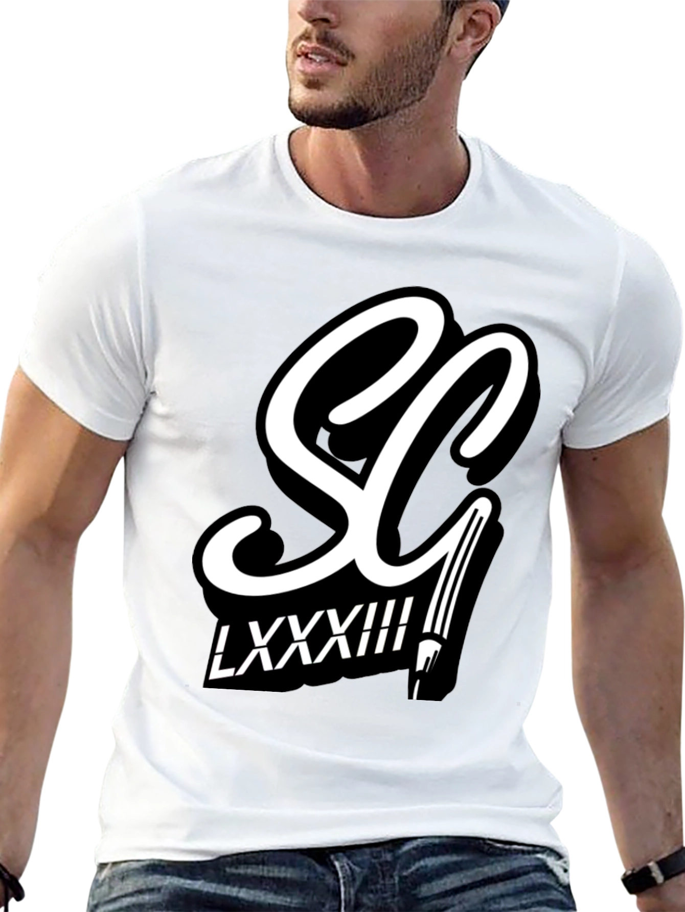 SC LXXXXIII Graphic T-Shirt - Modern Streetwear Style