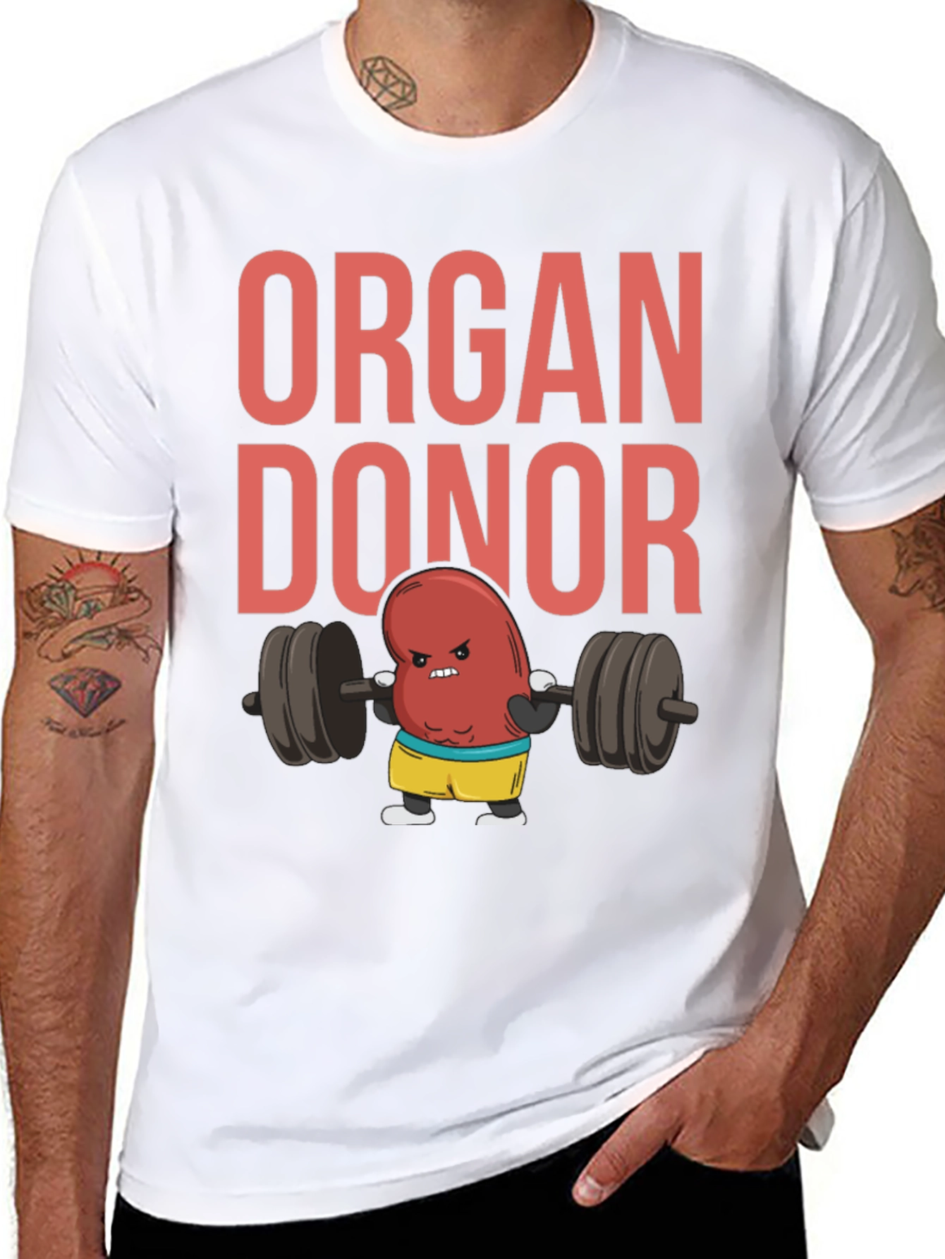 Organ Donor Funny Gym T-Shirt