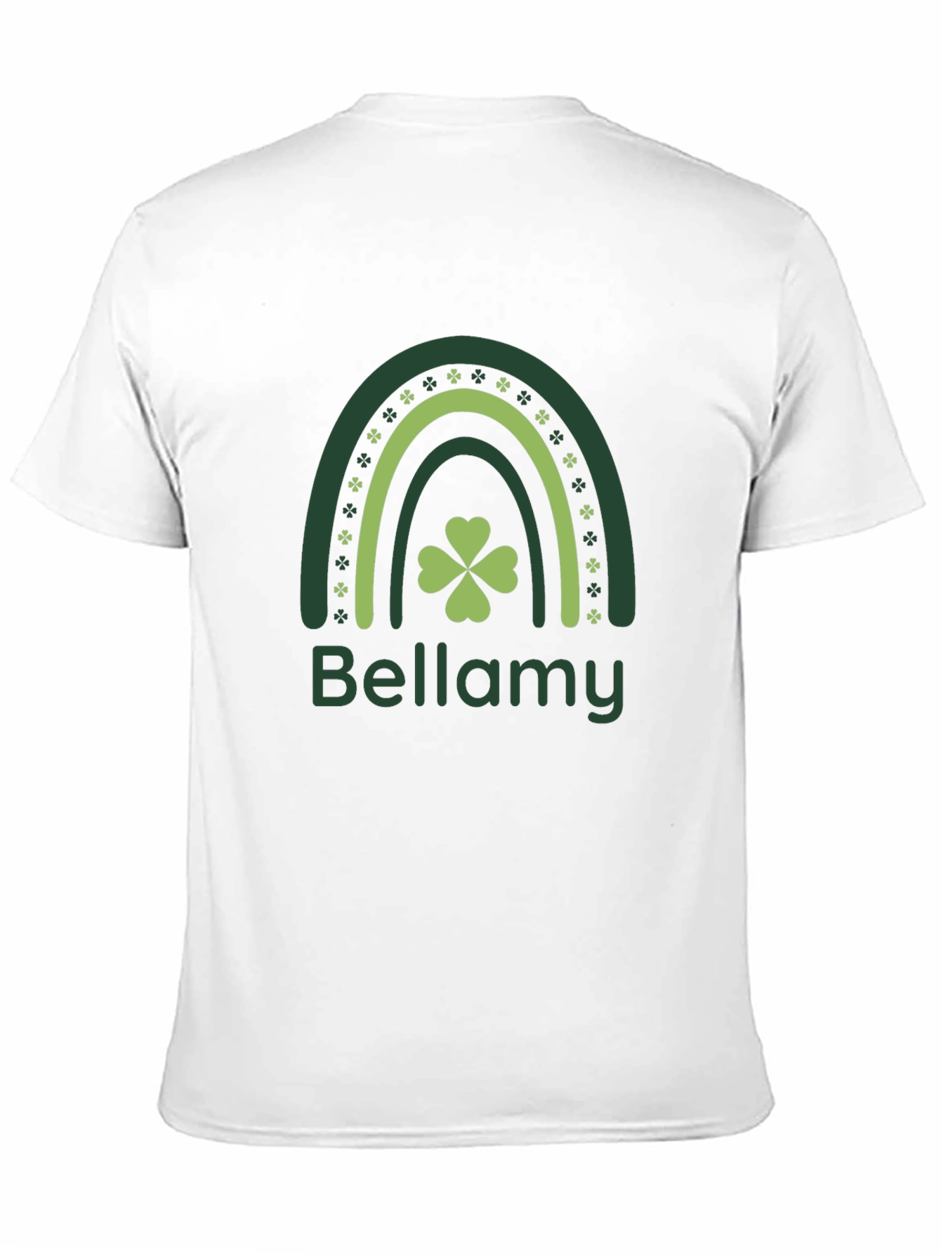 Bellamy St. Patricks Day Rainbow Clover T-Shirt