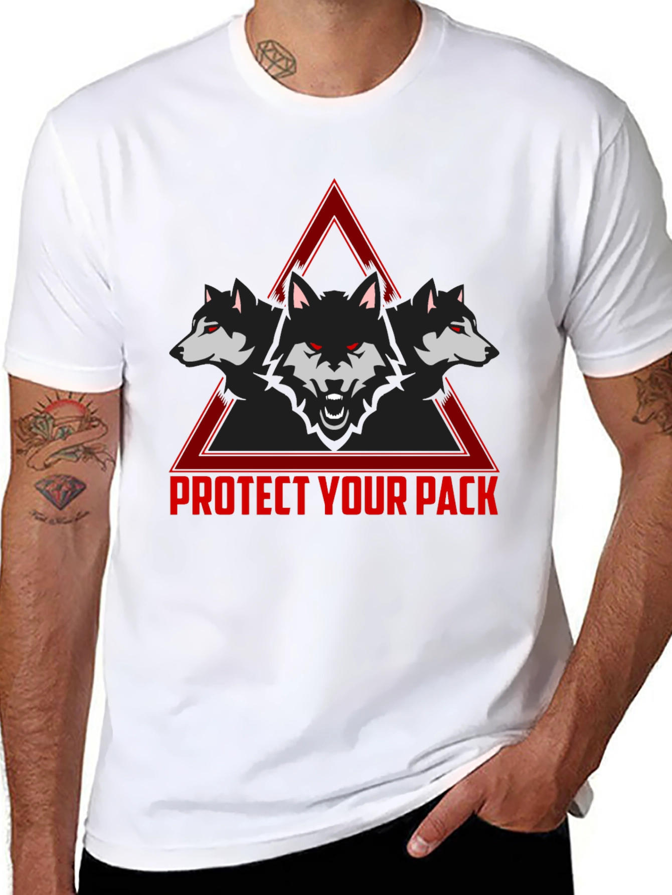 Protect Your Pack Wolf T-Shirt