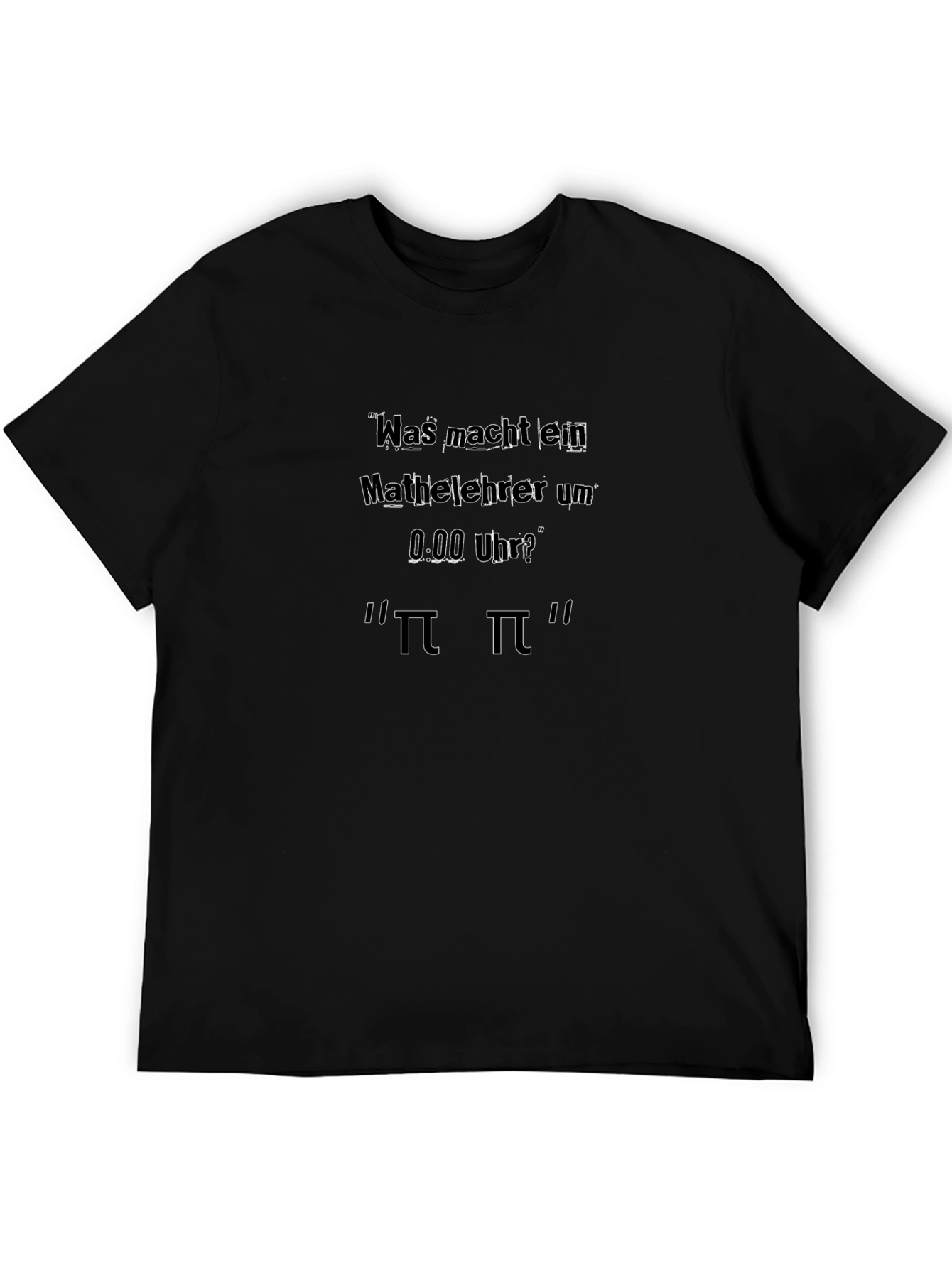 Math Teacher Midnight Joke Black T-Shirt