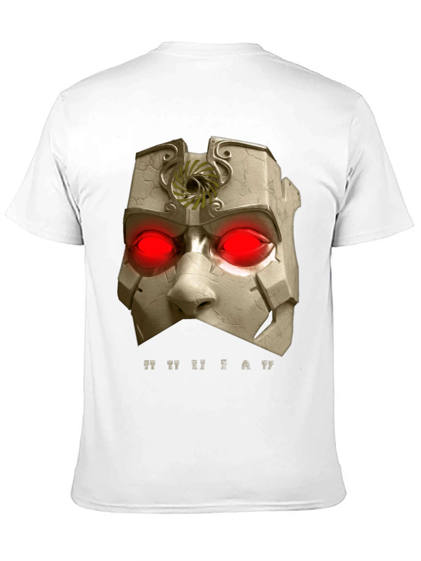 Mystic Mask Graphic Tee - Unique Art Shirt