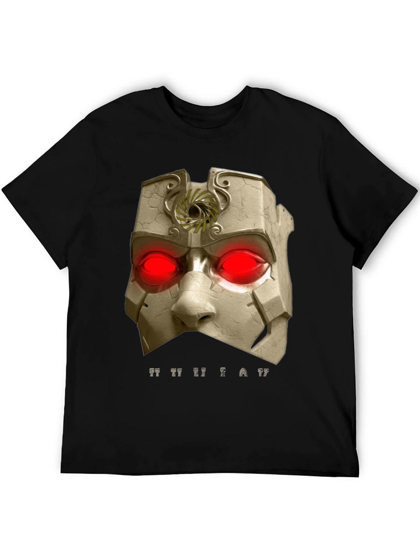 Mystic Mask Graphic Tee - Unique Art Shirt