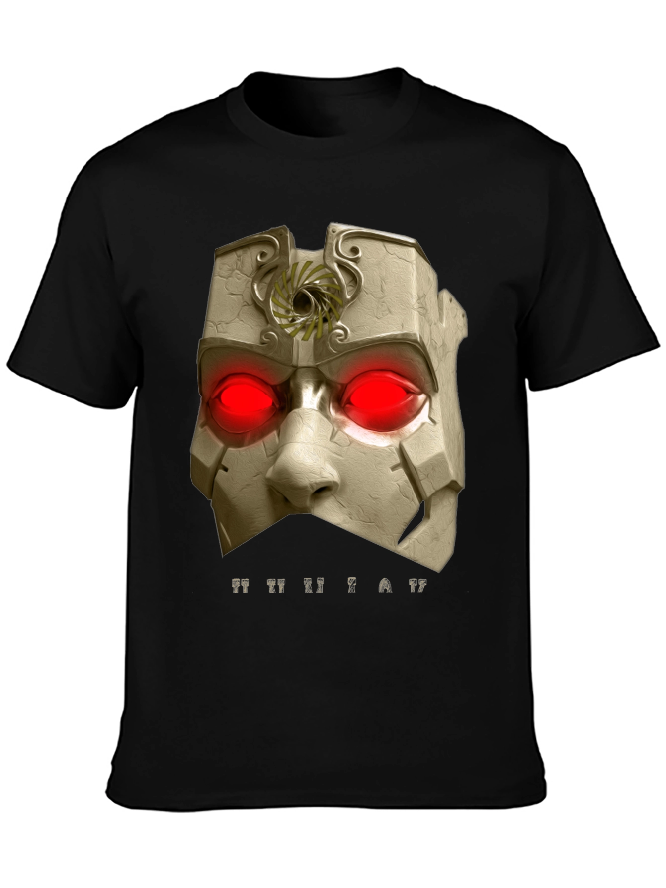 Mystic Mask Graphic Tee - Unique Art Shirt