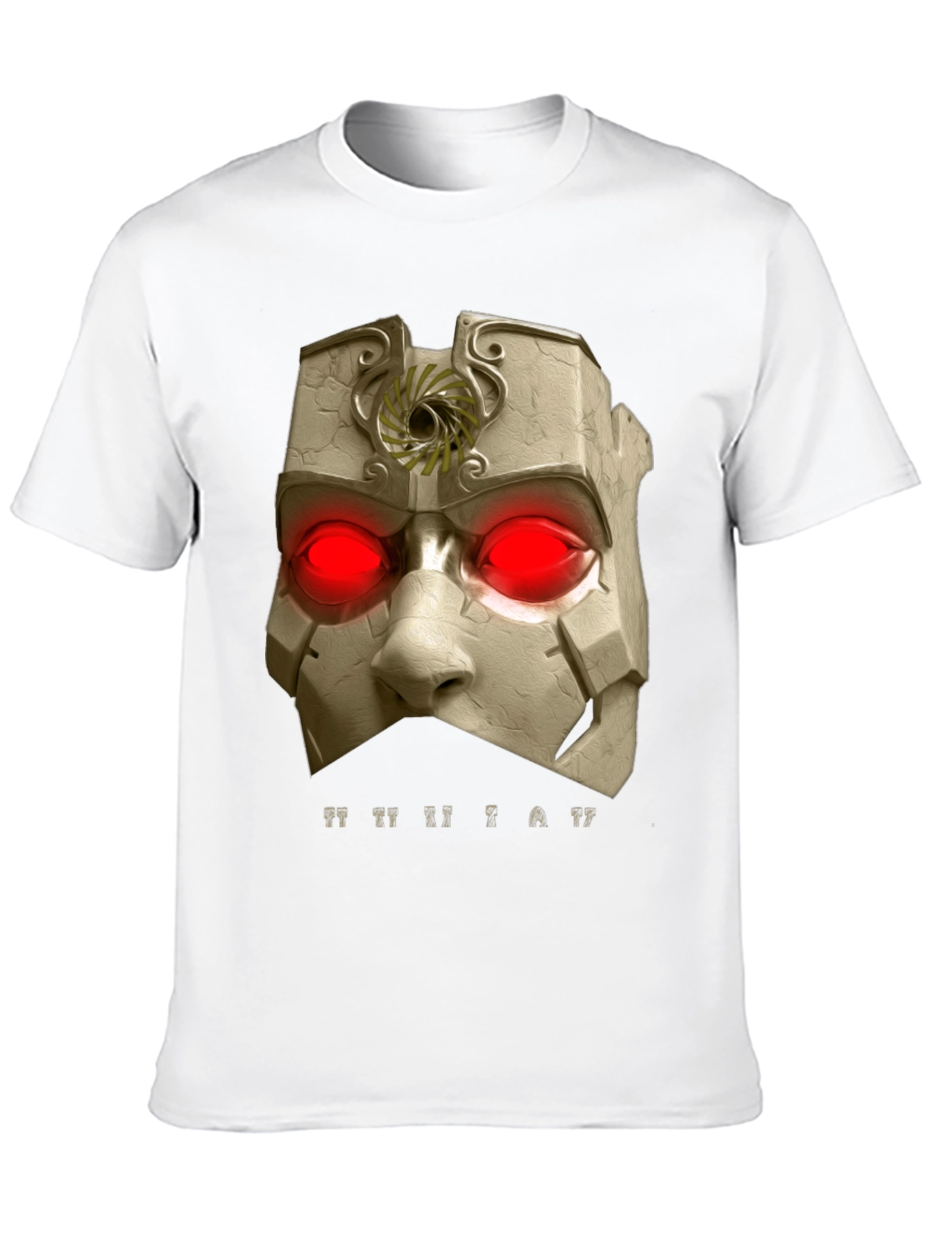 Mystic Mask Graphic Tee - Unique Art Shirt