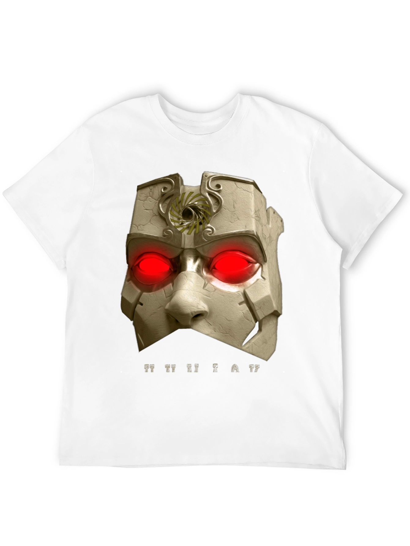 Mystic Mask Graphic Tee - Unique Art Shirt