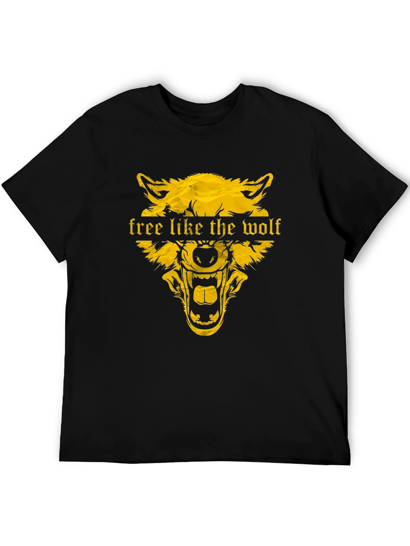 Free Like the Wolf Graphic Print T-Shirt