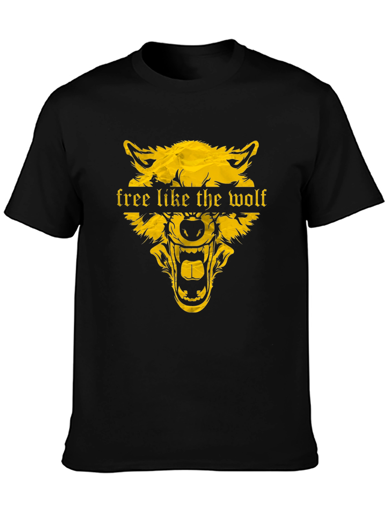 Free Like the Wolf Graphic Print T-Shirt