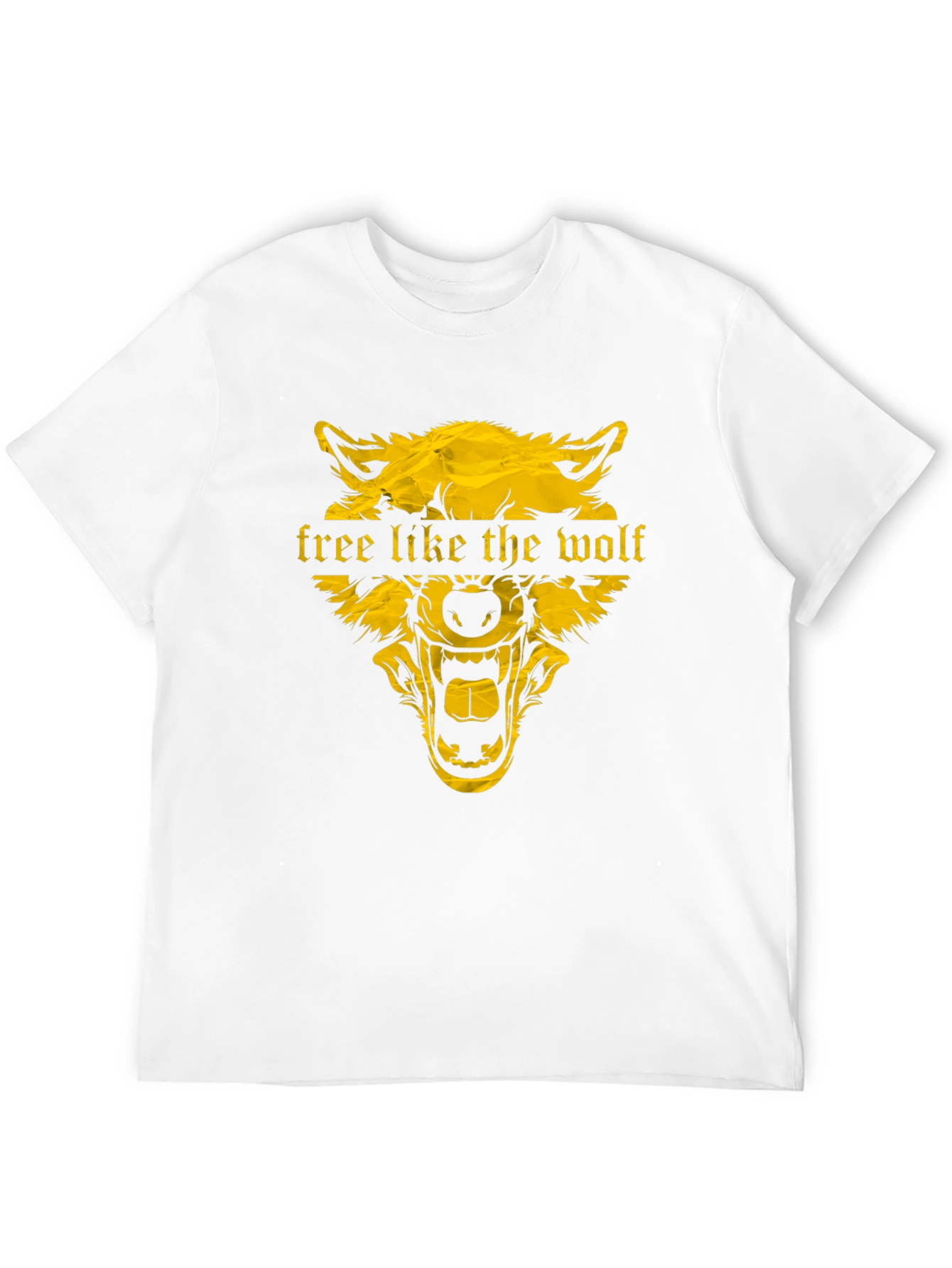Free Like the Wolf Graphic Print T-Shirt