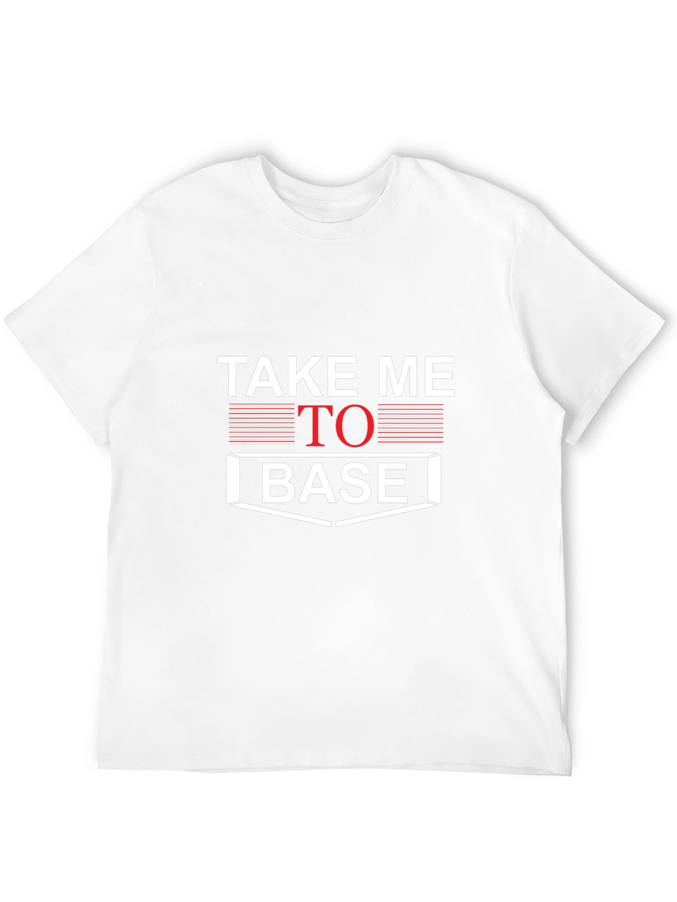Take Me To Base Black Graphic Tee Shirt
