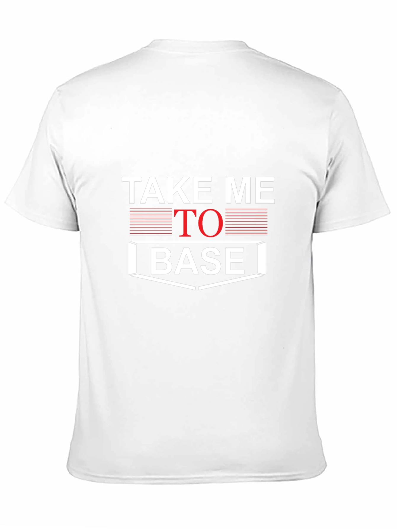 Take Me To Base Black Graphic Tee Shirt
