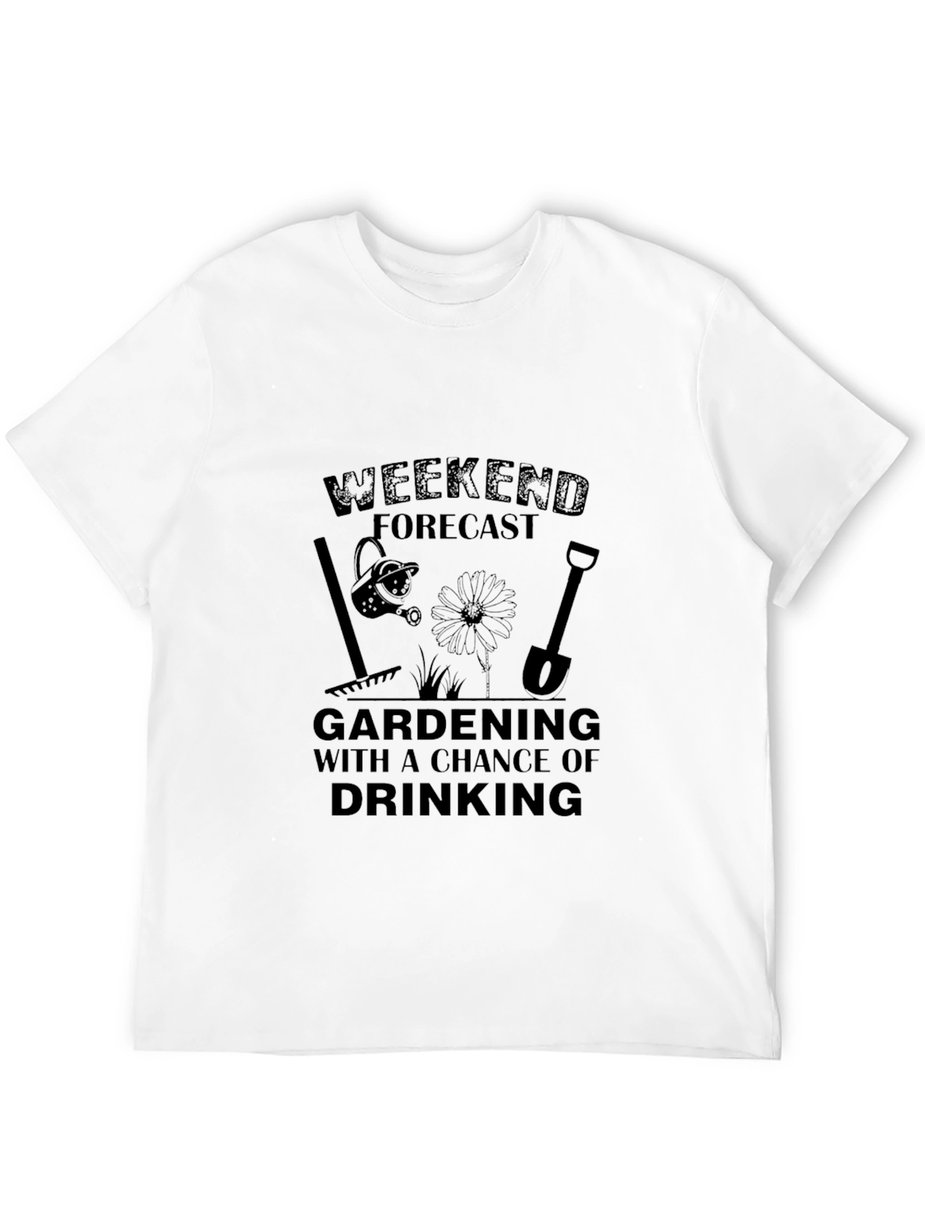 Gardening & Drinking Weekend Forecast T-Shirt