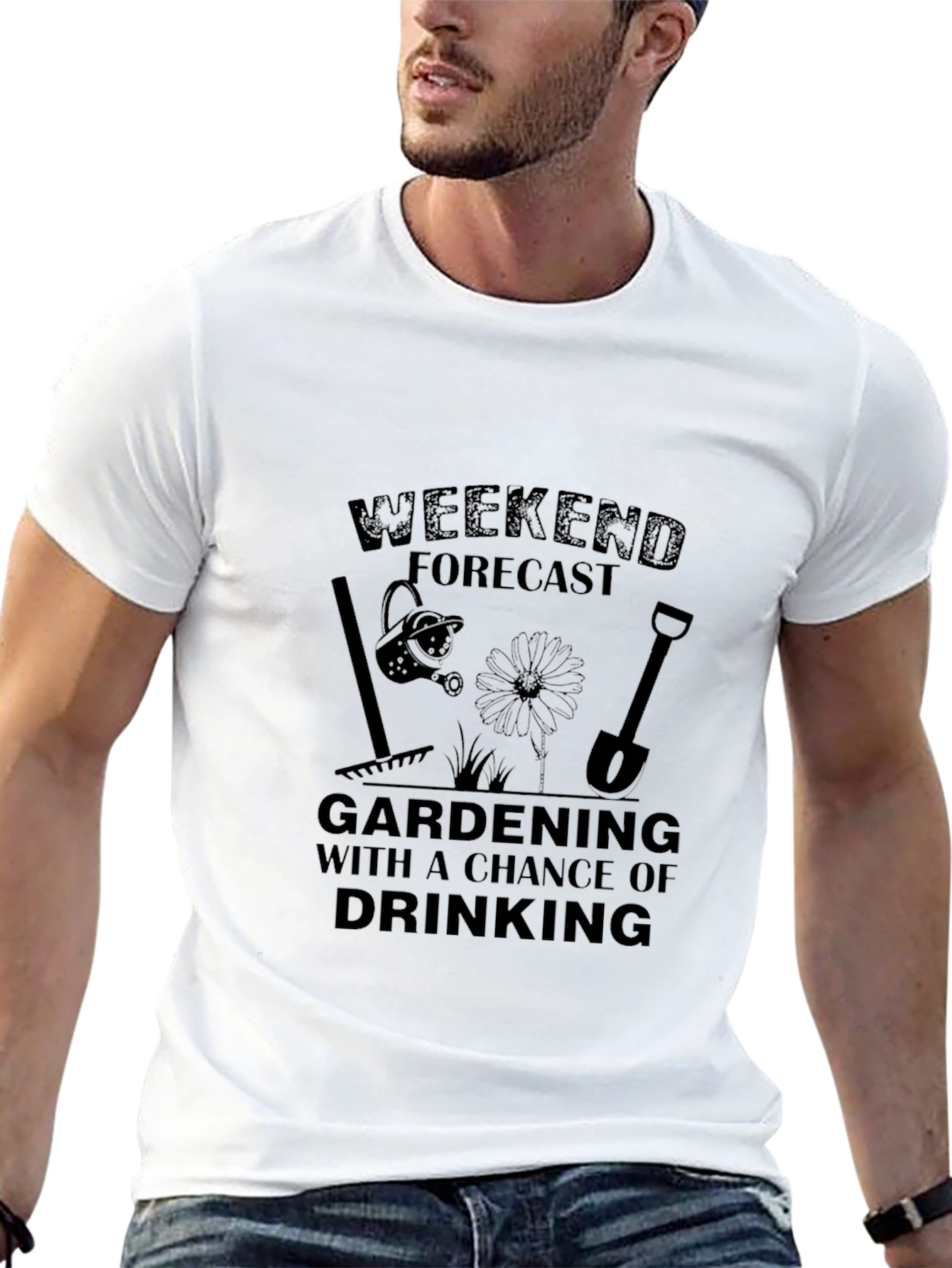 Gardening & Drinking Weekend Forecast T-Shirt
