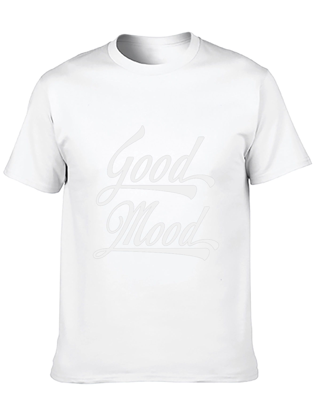 Good Mood Black Graphic Tee - Casual Style