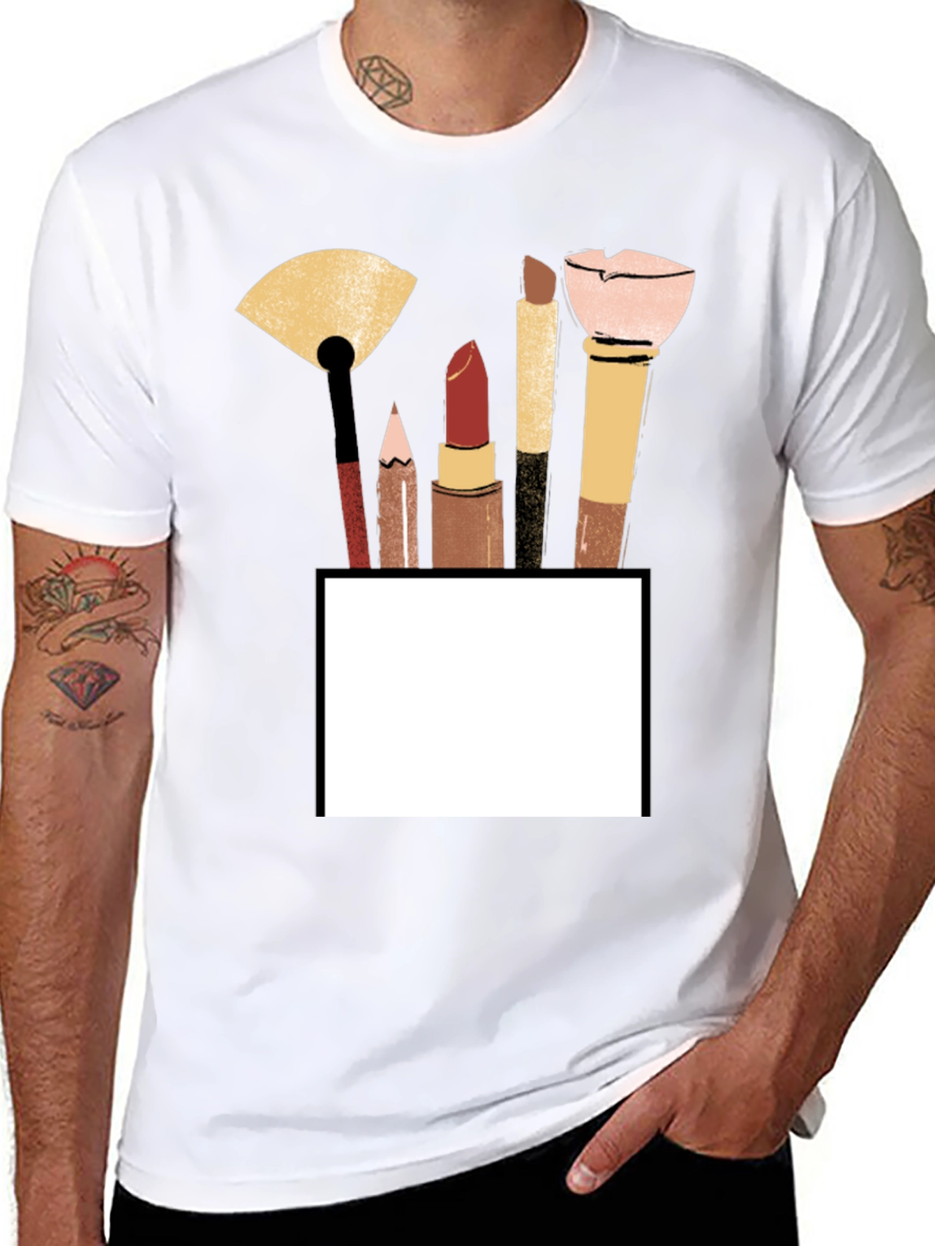 Makeup Brush T-Shirt - Stylish & Trendy