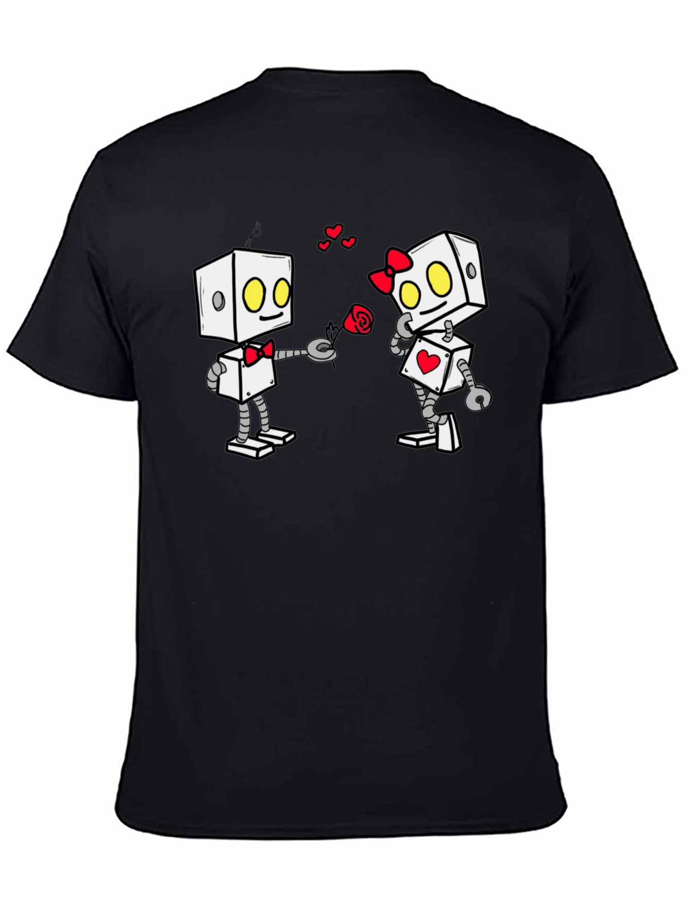 Robot Love Graphic Tee - Valentines Day Gift