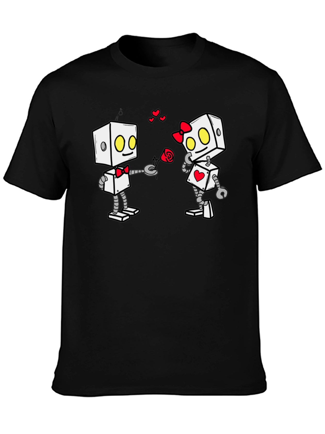 Robot Love Graphic Tee - Valentines Day Gift