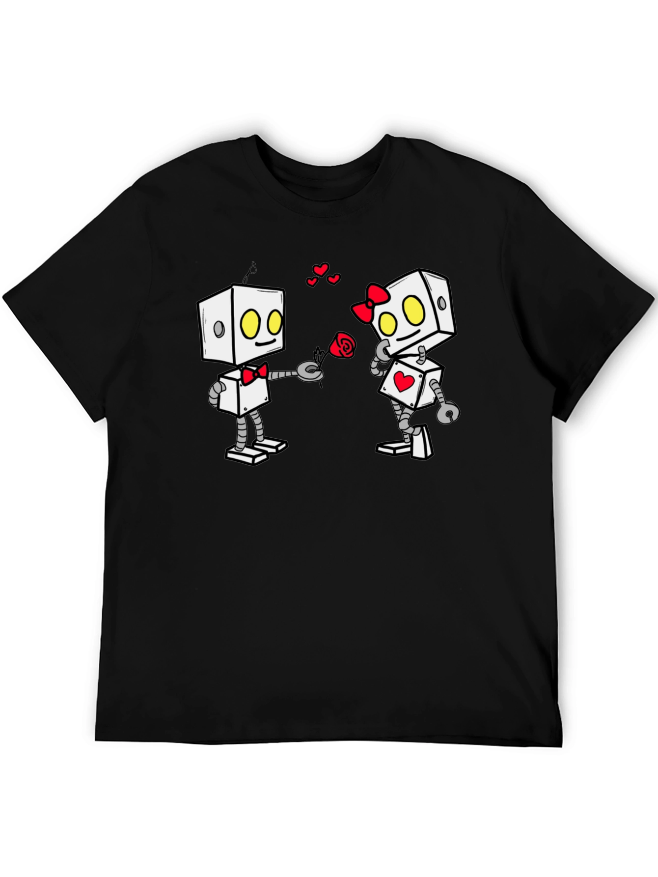 Robot Love Graphic Tee - Valentines Day Gift