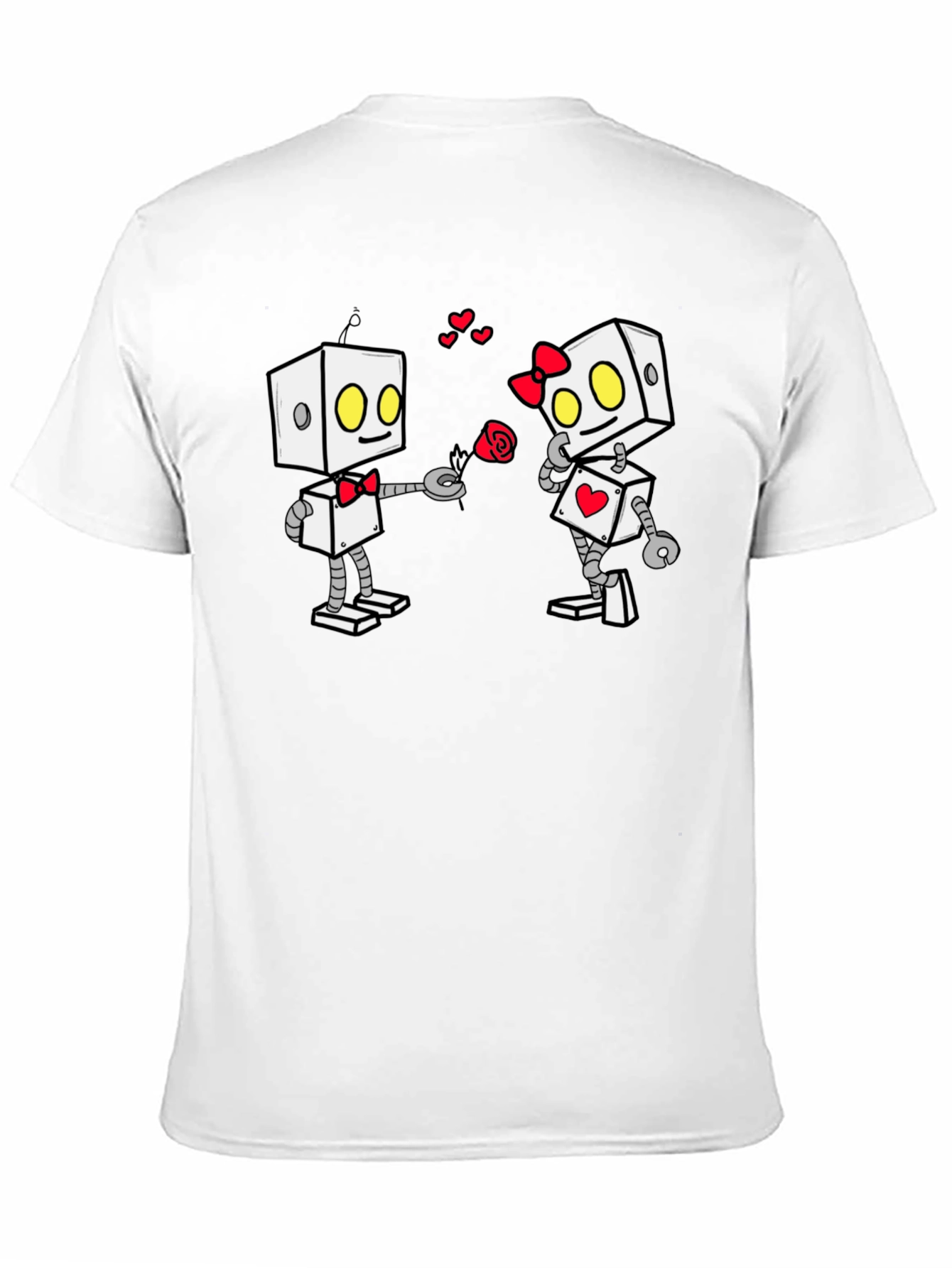 Robot Love Graphic Tee - Valentines Day Gift