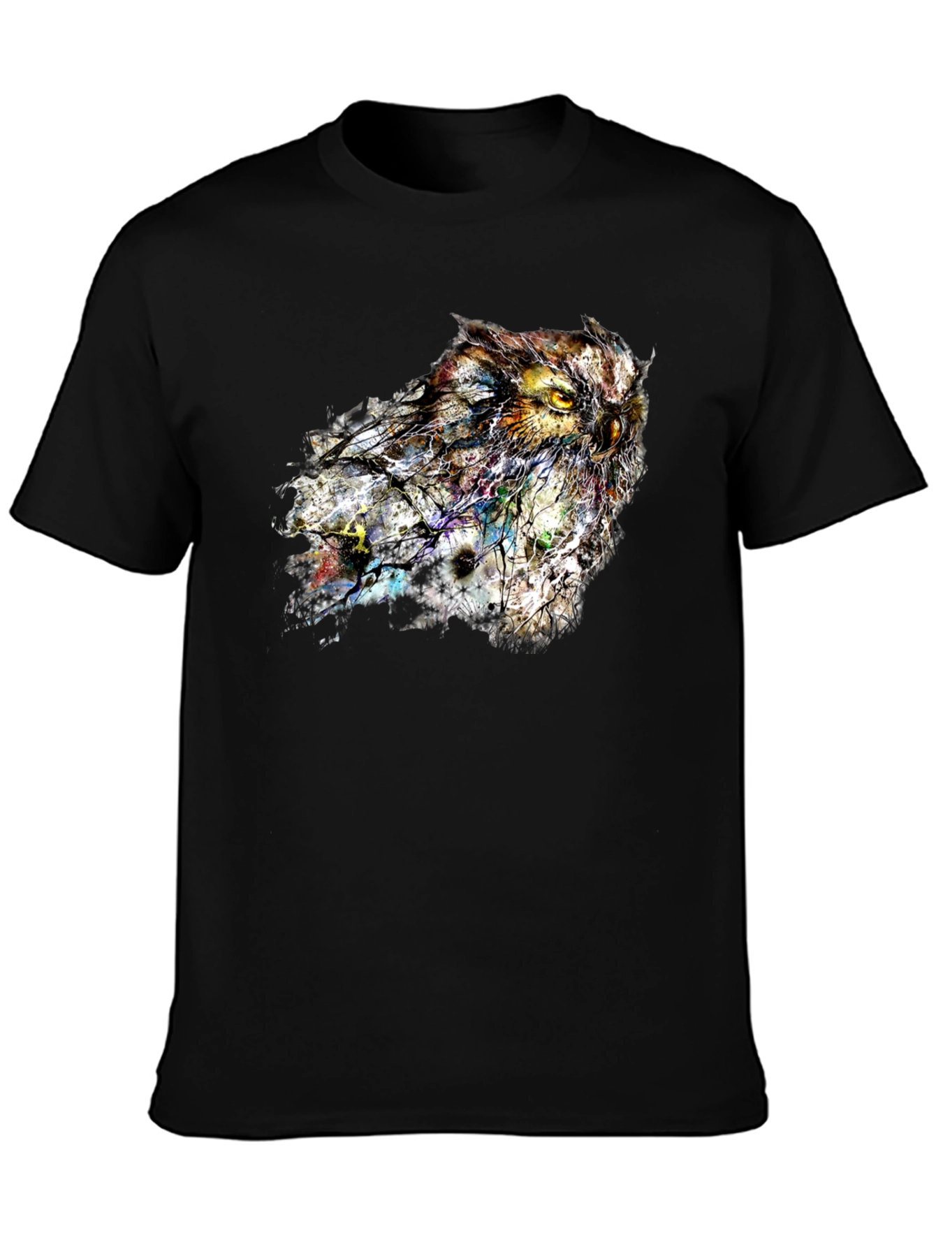 Owl Graphic Print T-Shirt