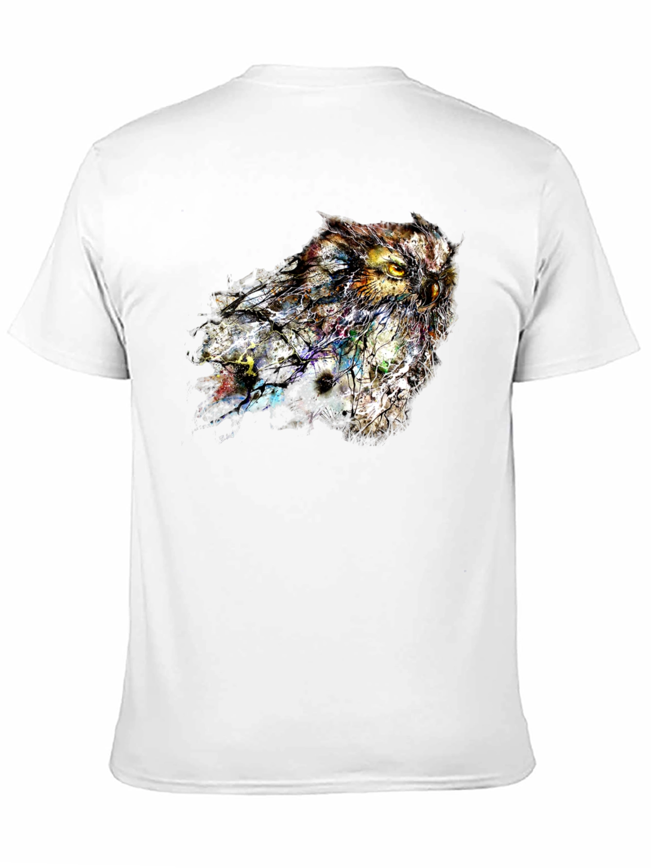 Owl Graphic Print T-Shirt