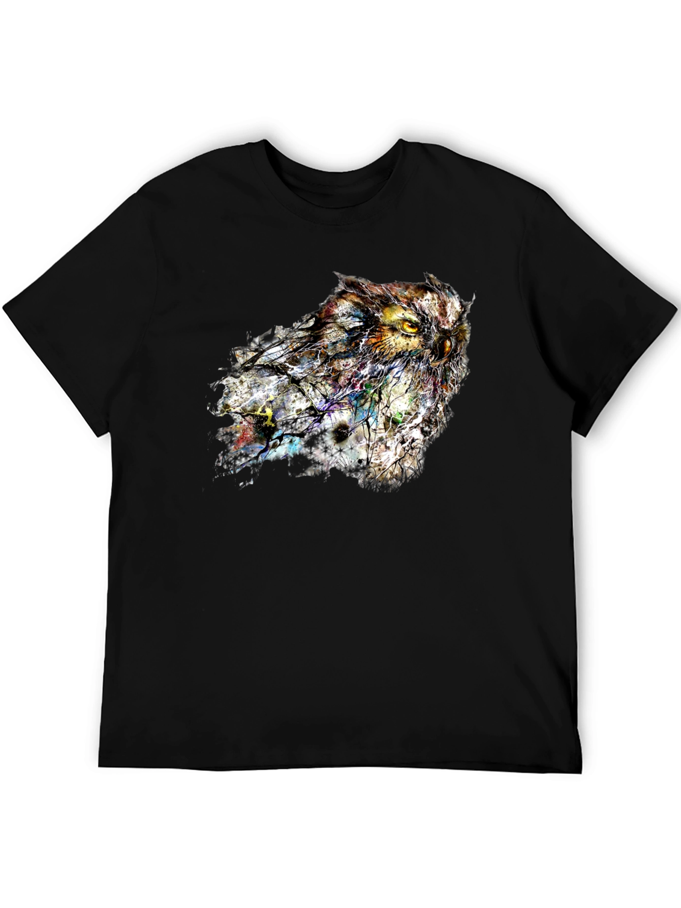 Owl Graphic Print T-Shirt
