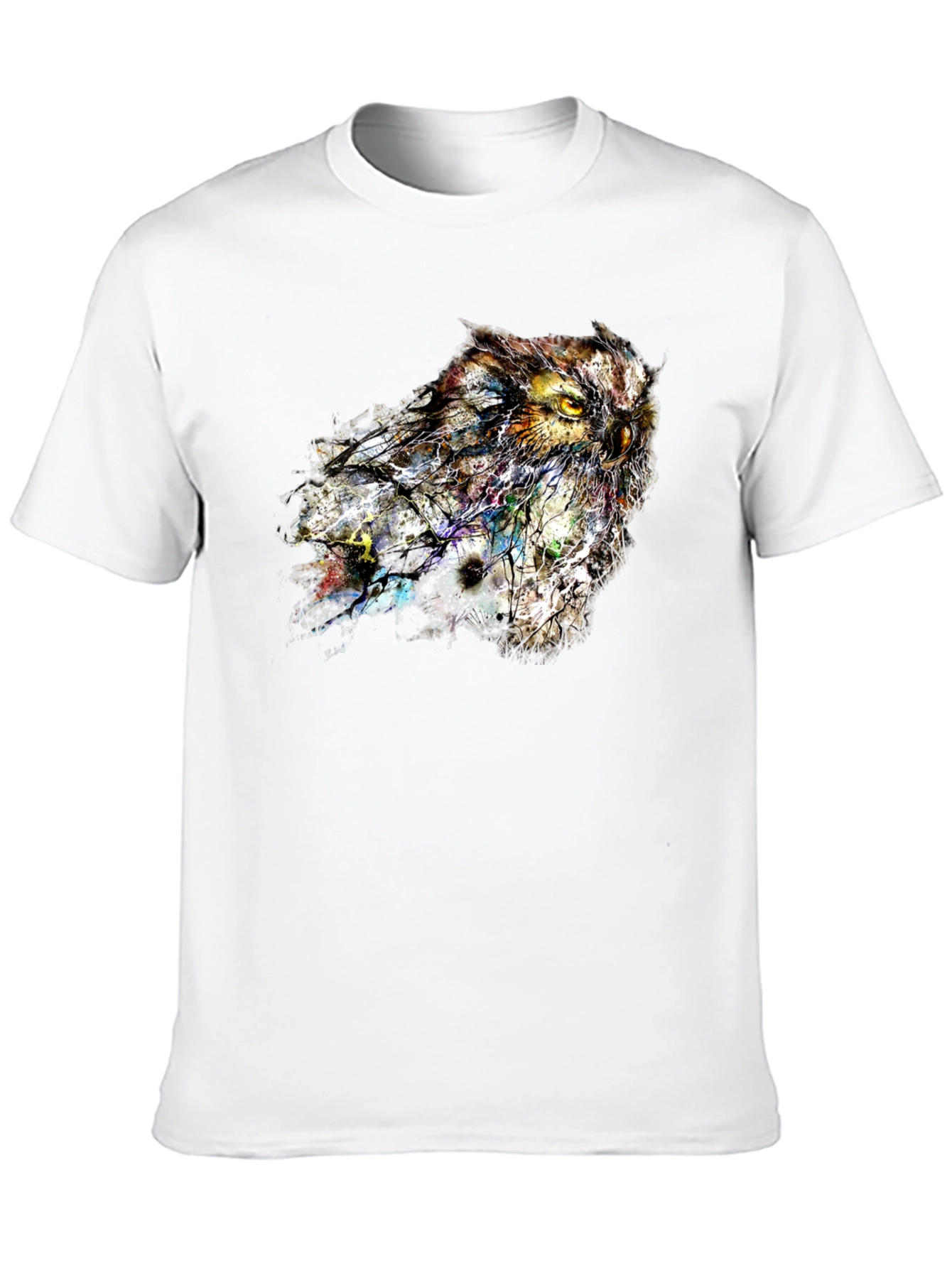 Owl Graphic Print T-Shirt