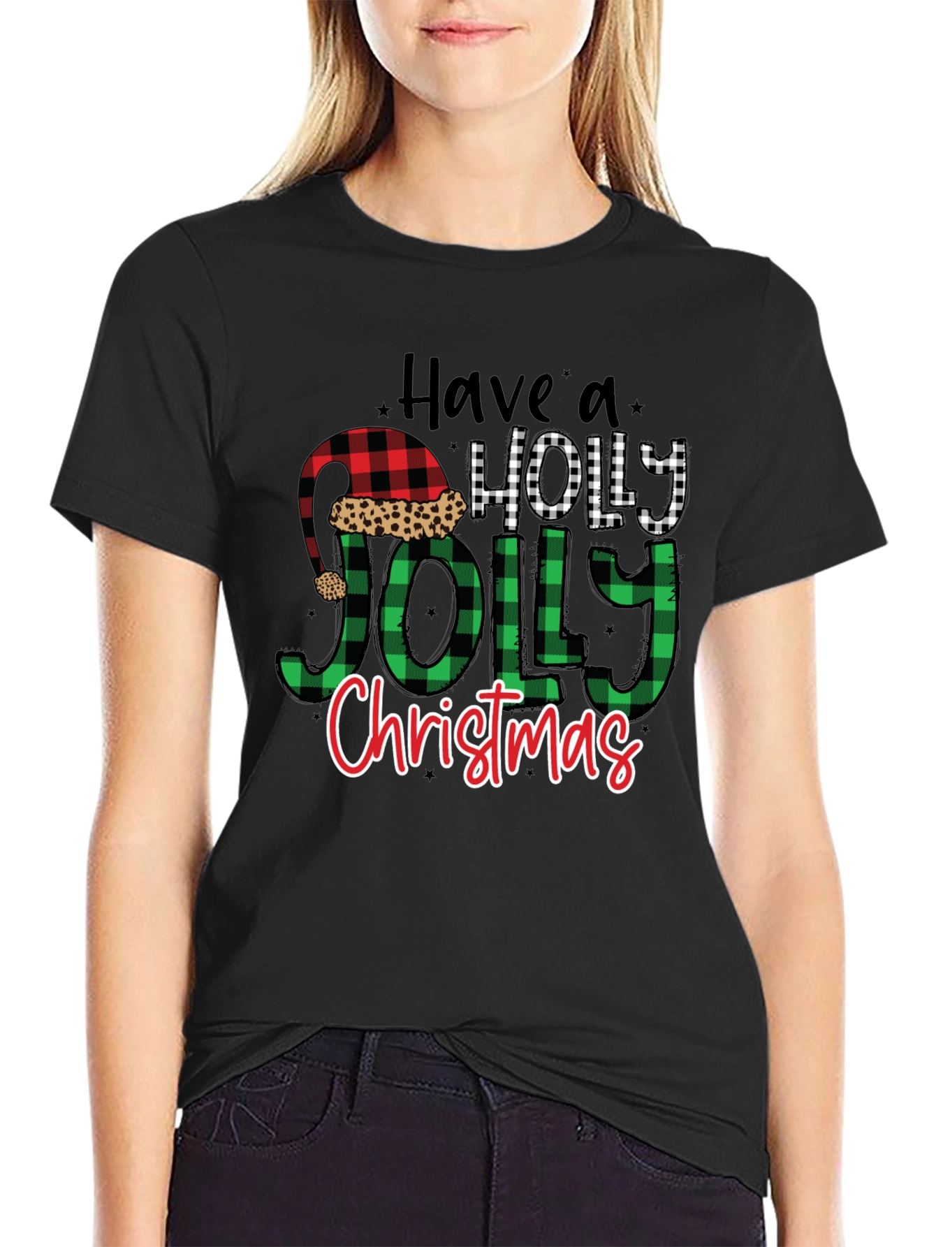 Holly Jolly Christmas Graphic Tee
